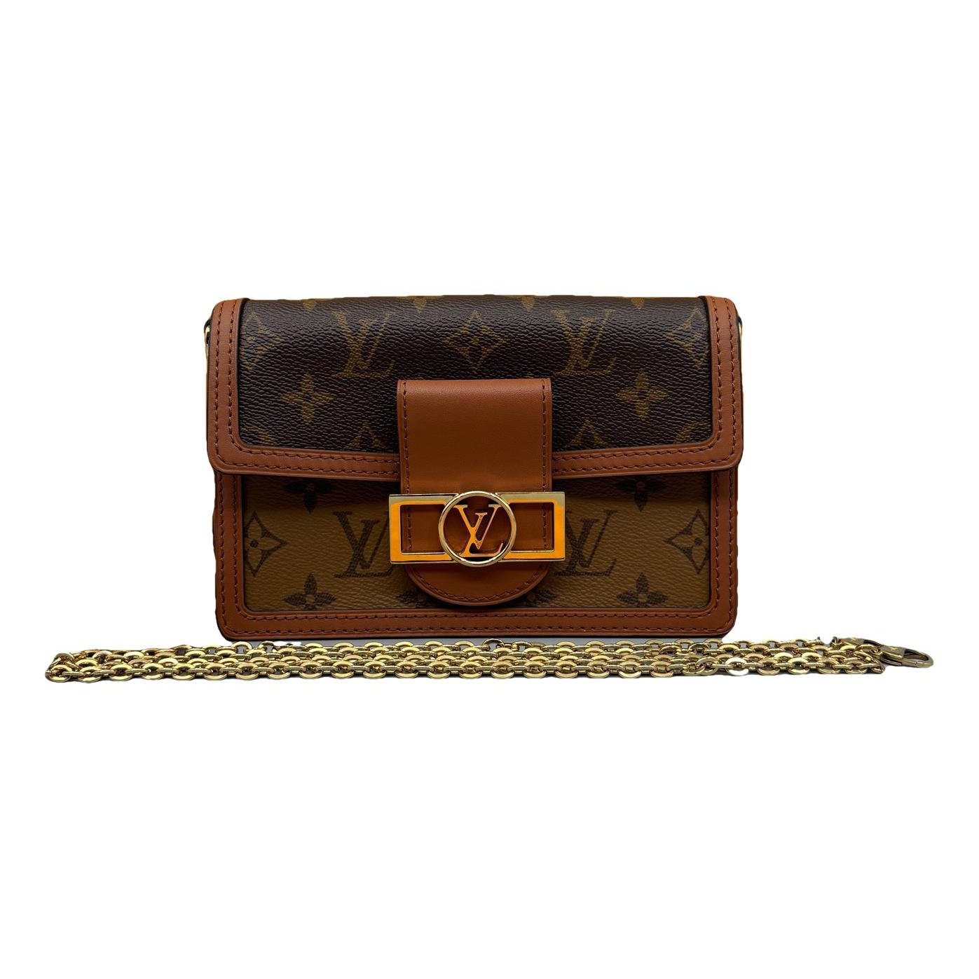 Dauphine leather handbag