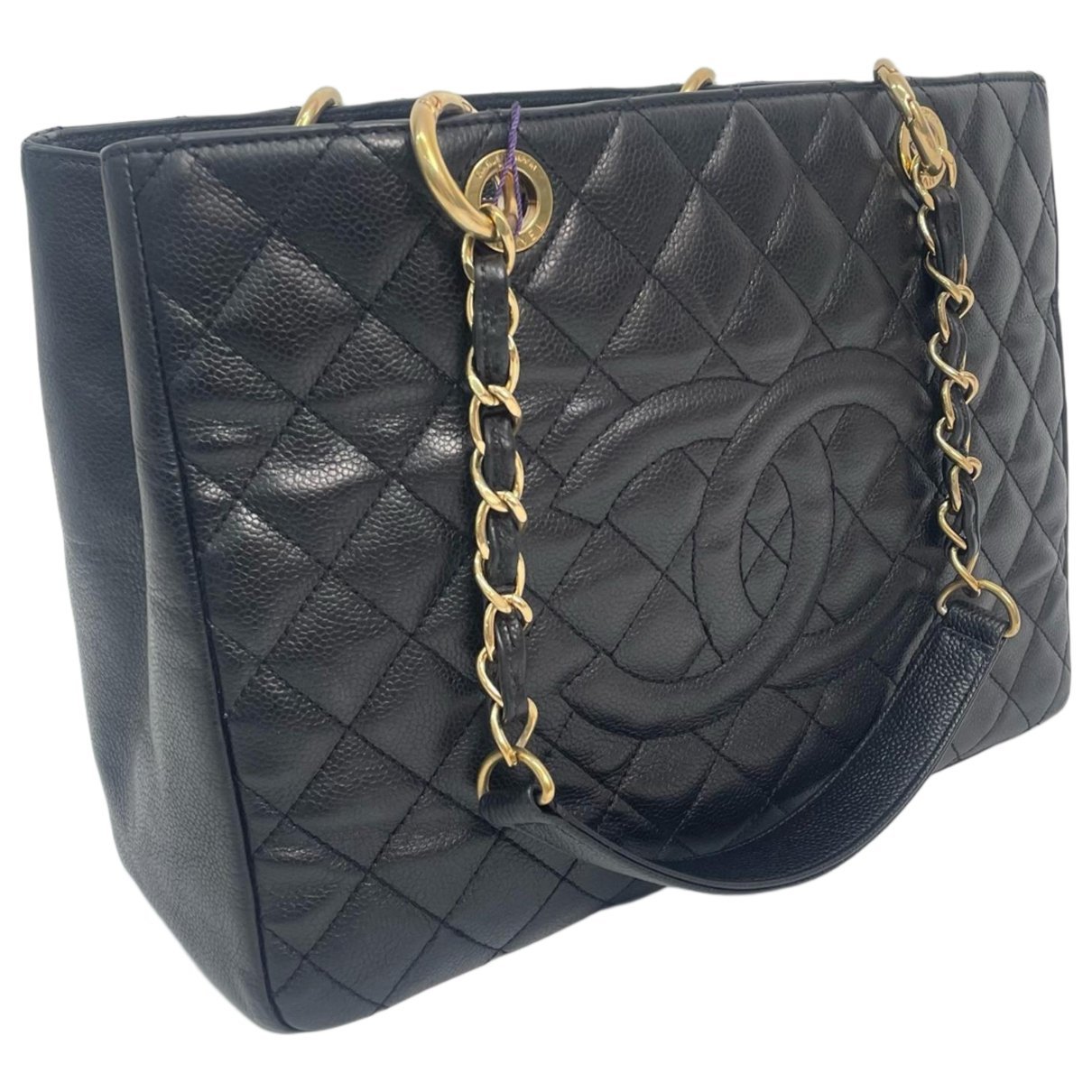 Grand shopping leather tote