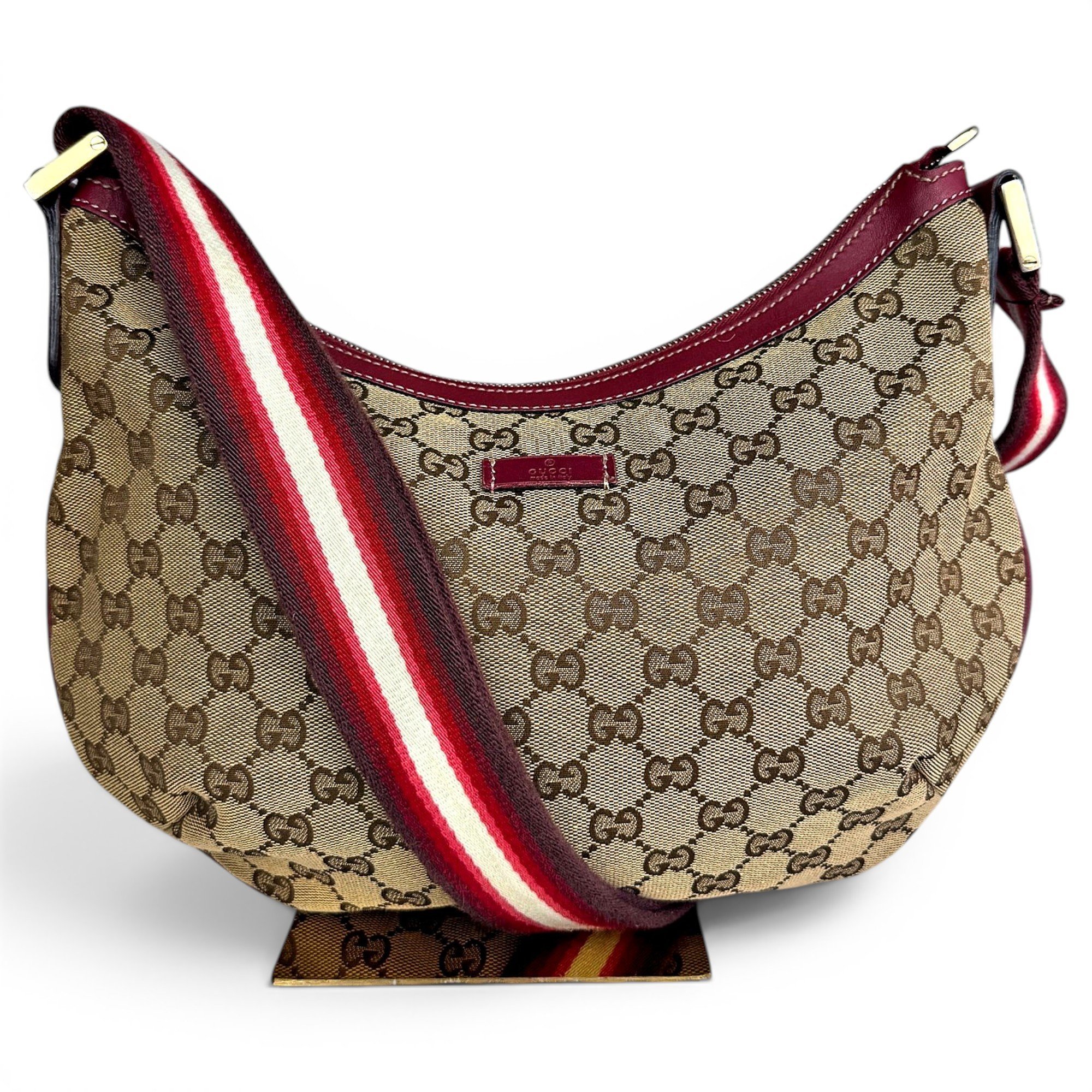 Ophidia Hobo leather handbag