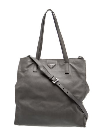 Tessuto Nylon Saffiano Soft Tote Bag