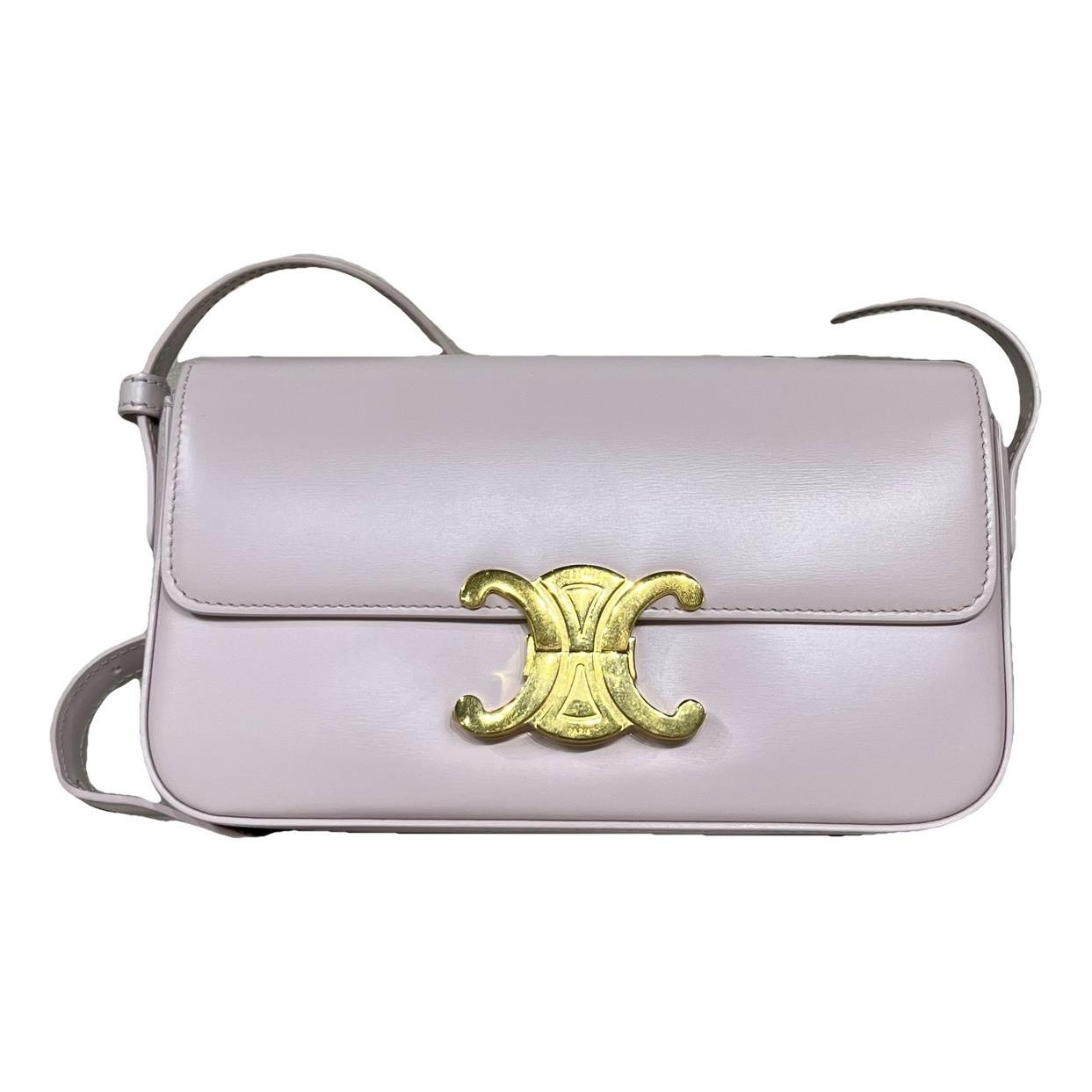 Triomphe Long leather handbag