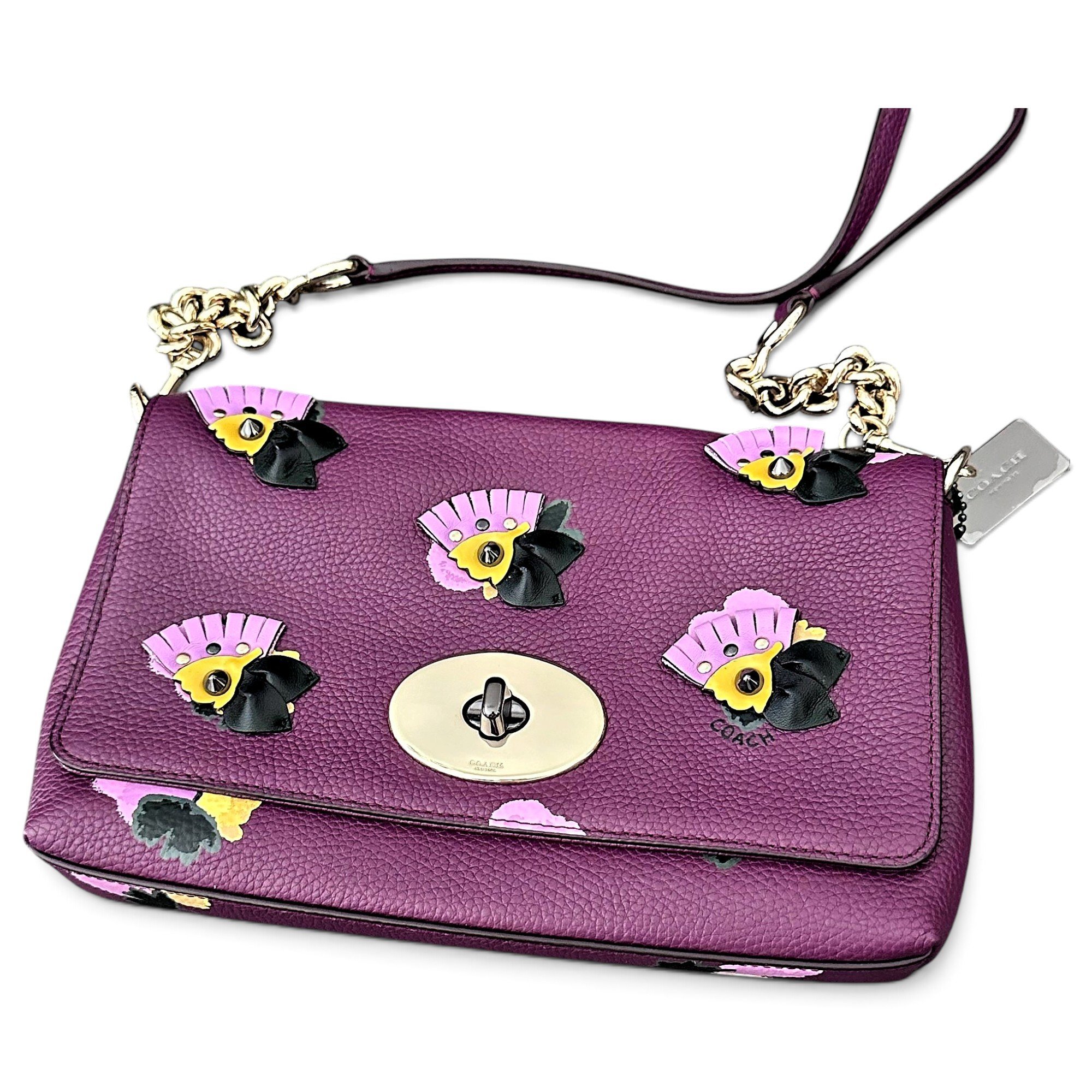 Smooth Crossbody leather handbag