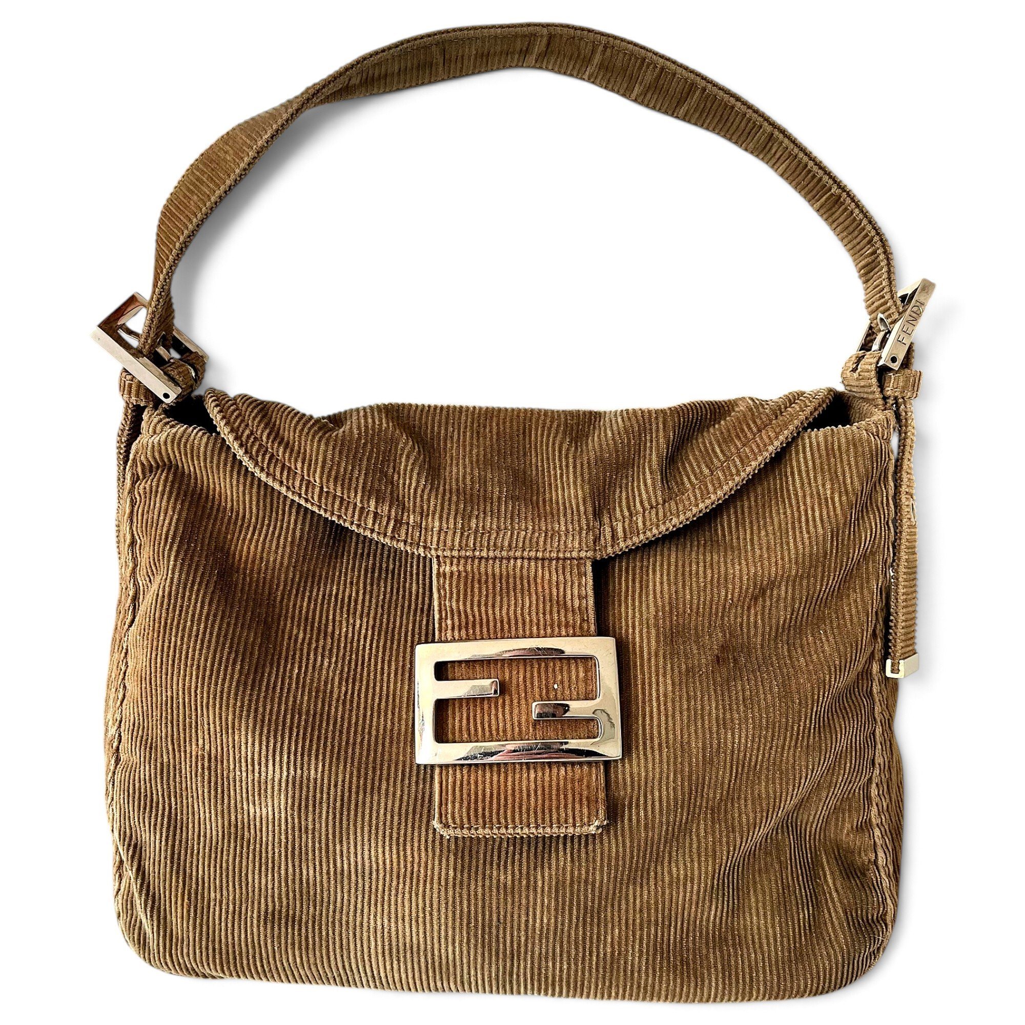 Baguette velvet handbag