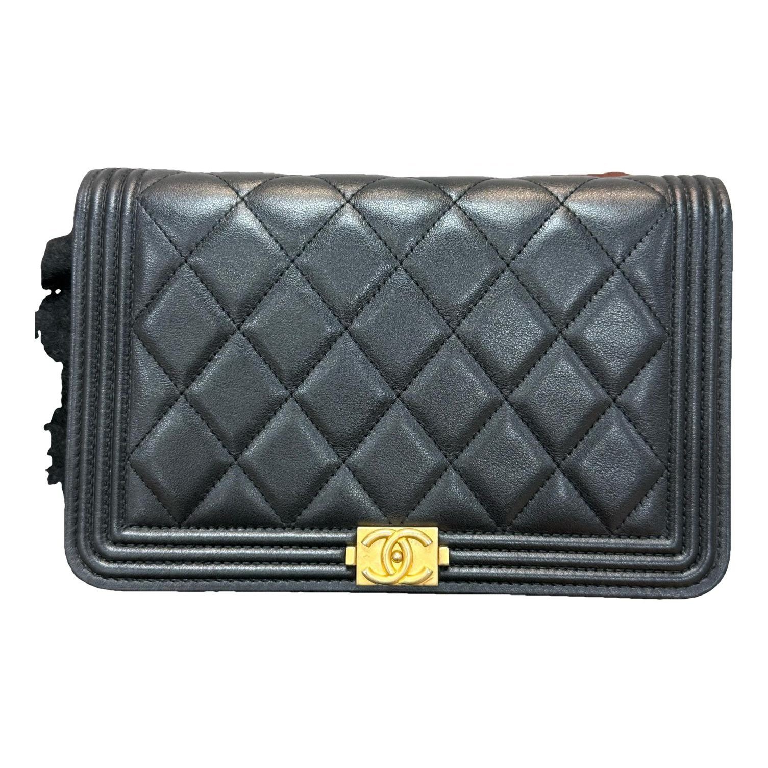 Boy leather crossbody bag