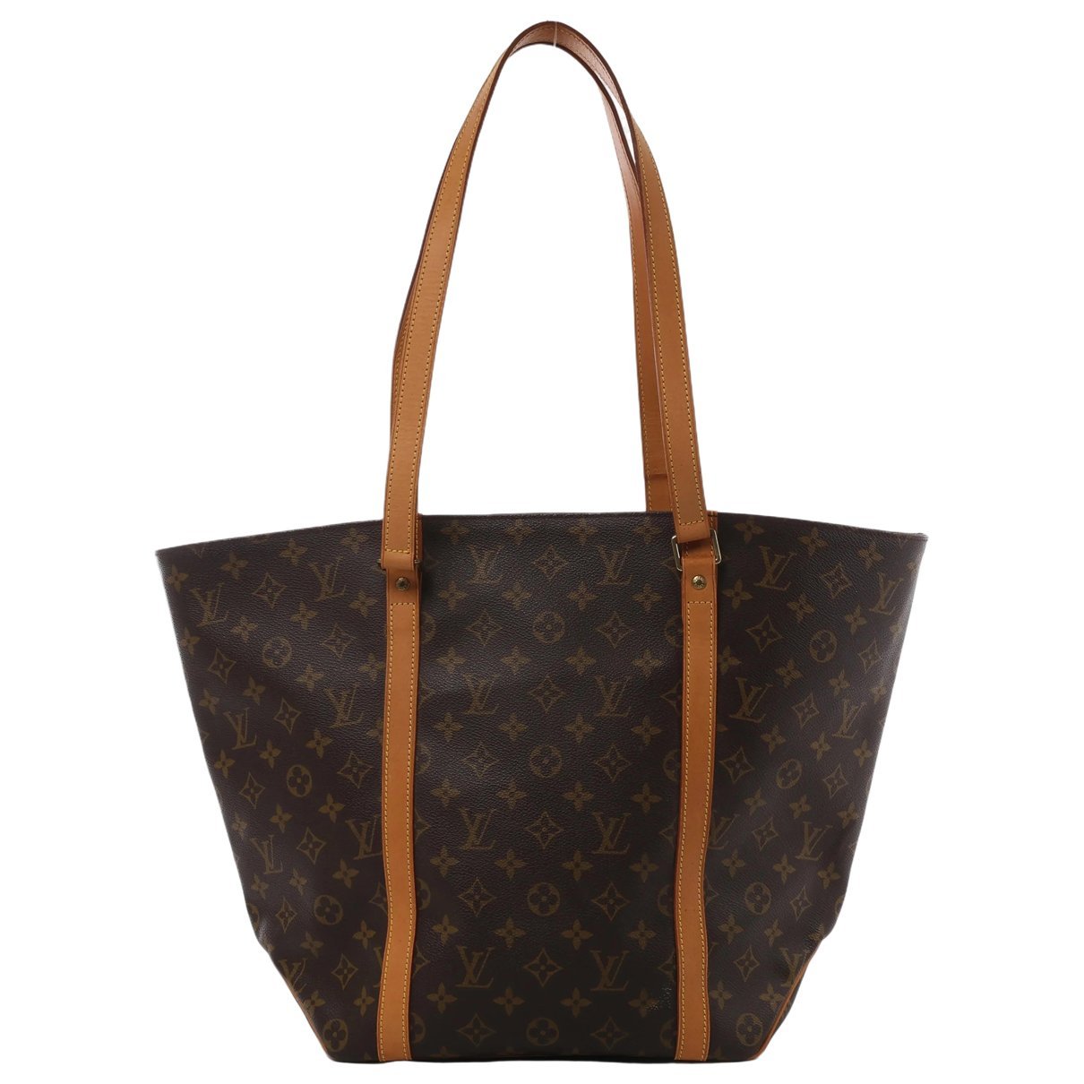 Shopping leather handbag