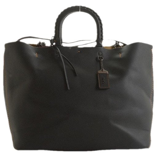 Leather tote