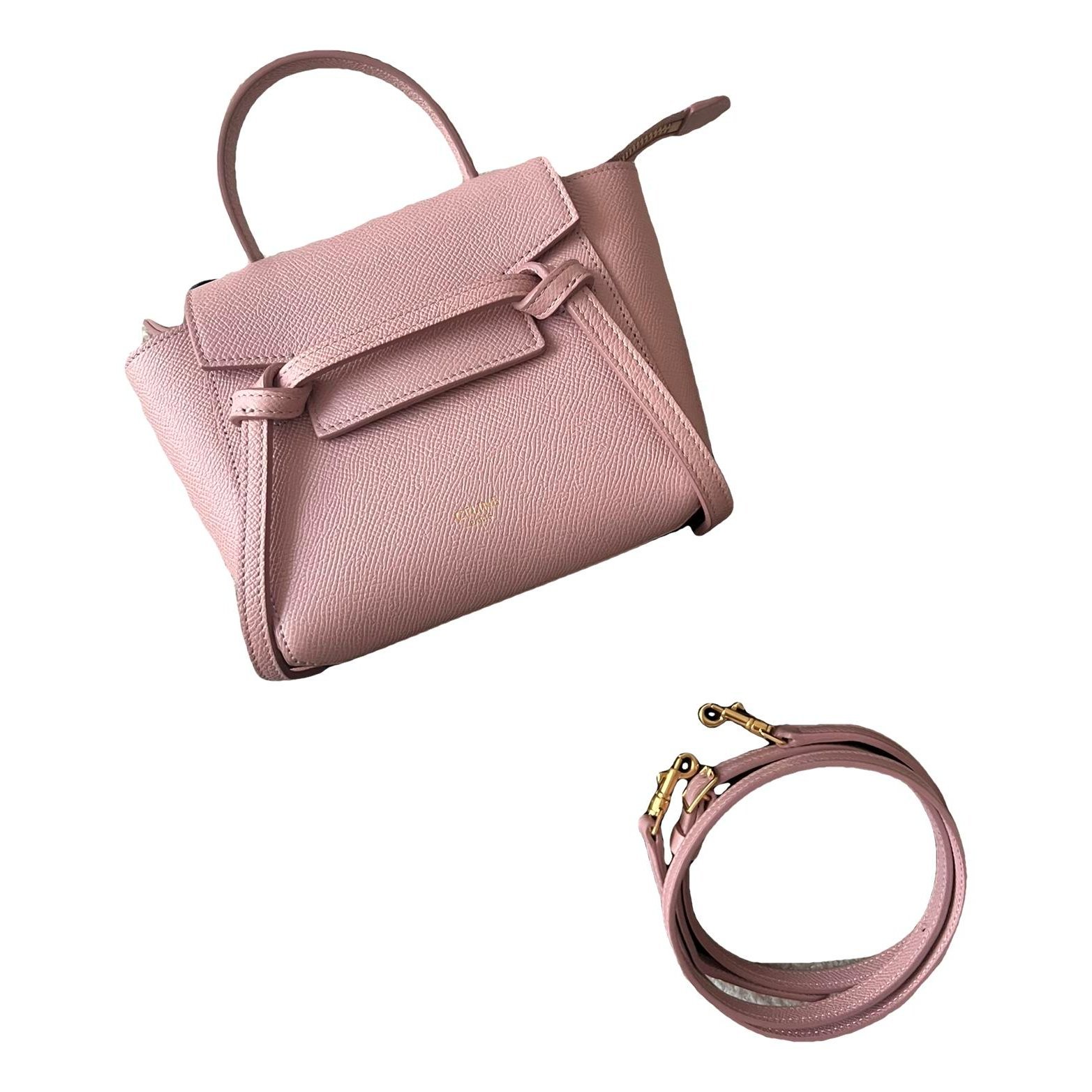 Belt leather handbag