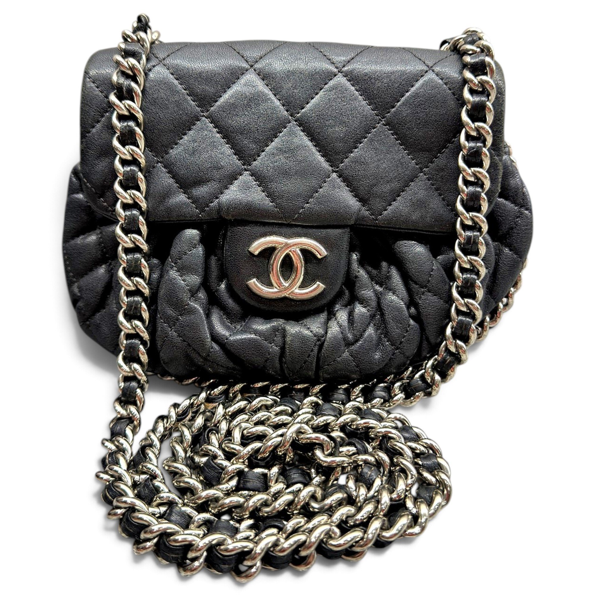 Chain Around leather handbag