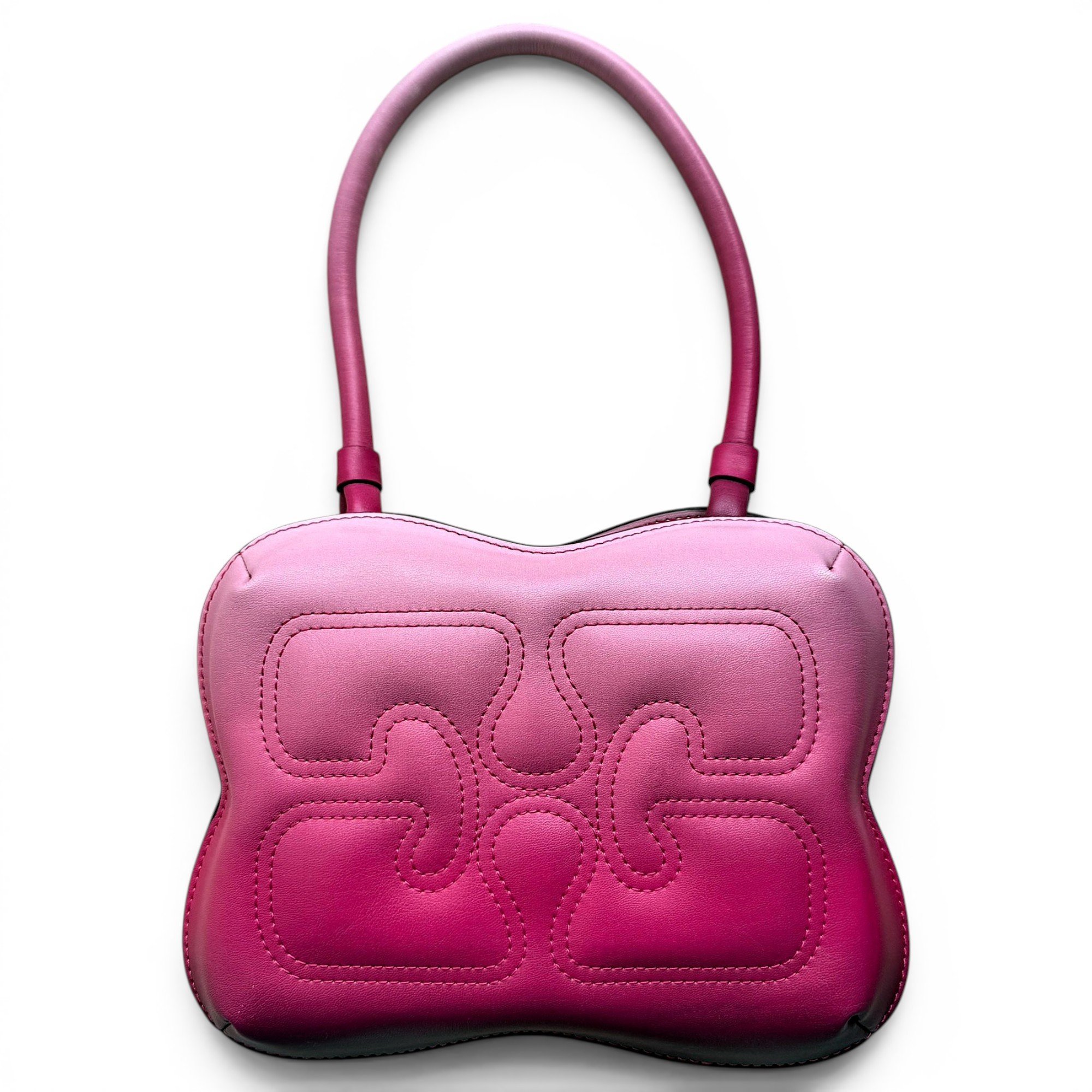 Butterfly leather handbag