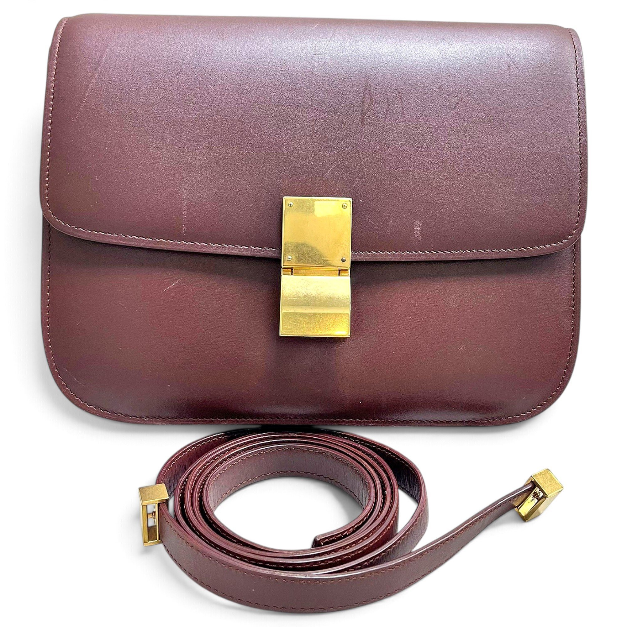Classic leather handbag