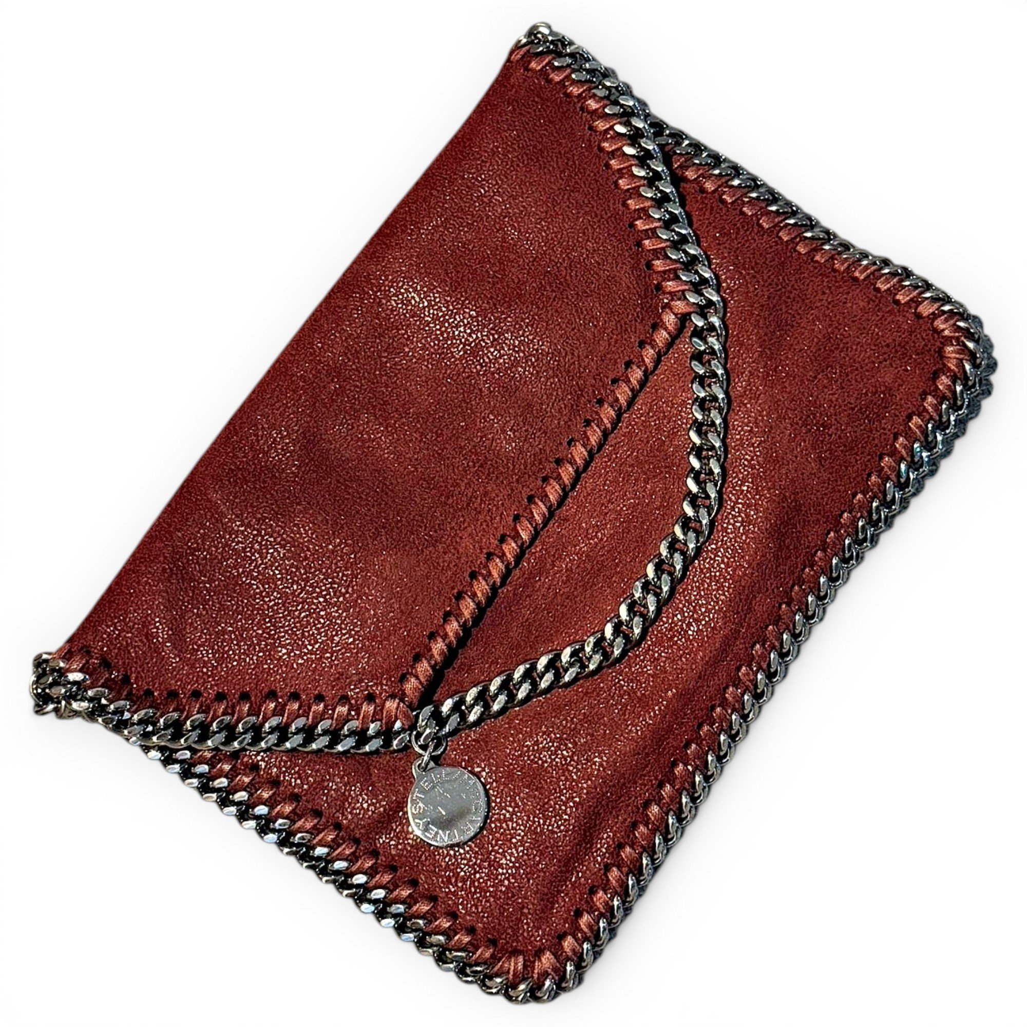 Falabella vegan leather clutch bag