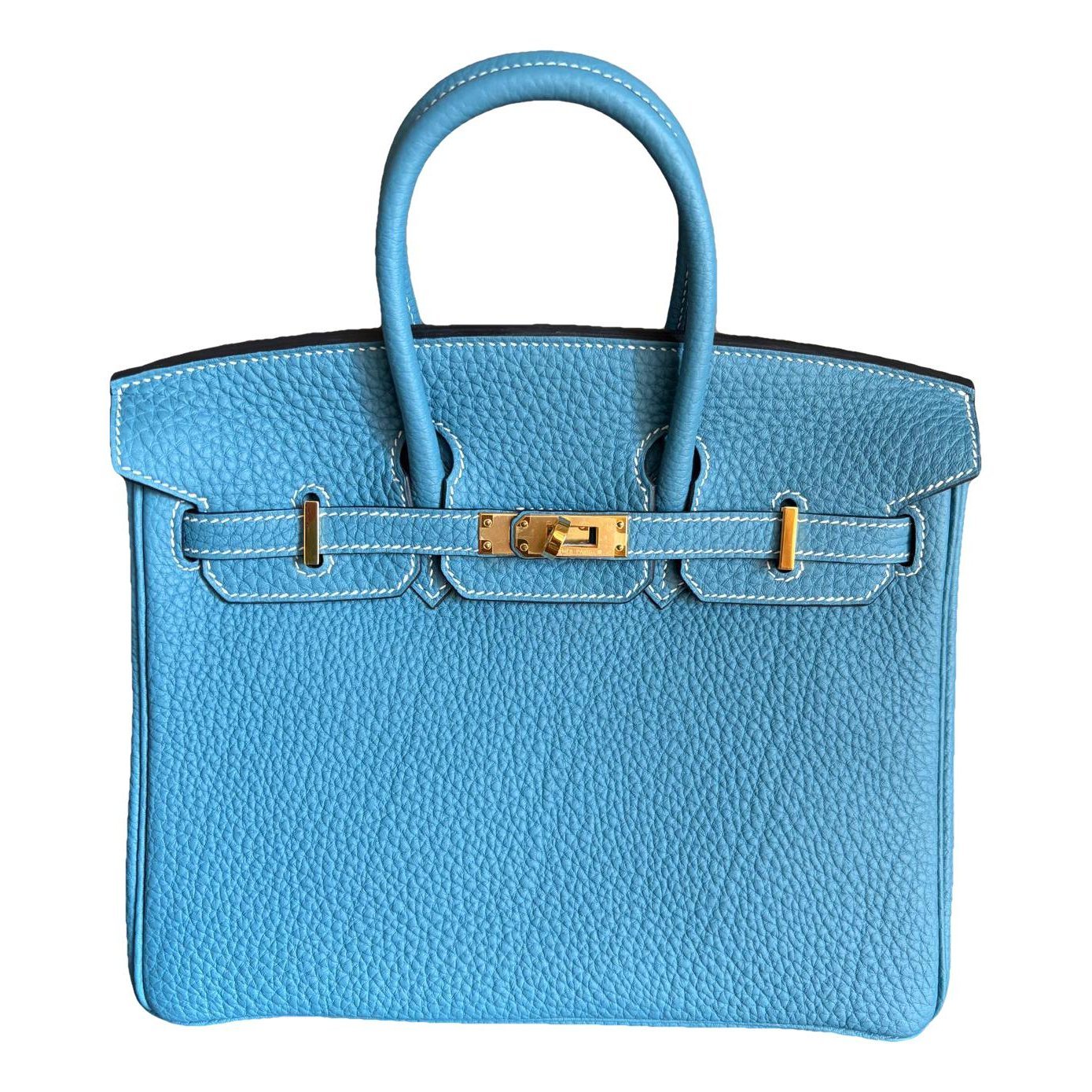 Birkin 25 leather handbag