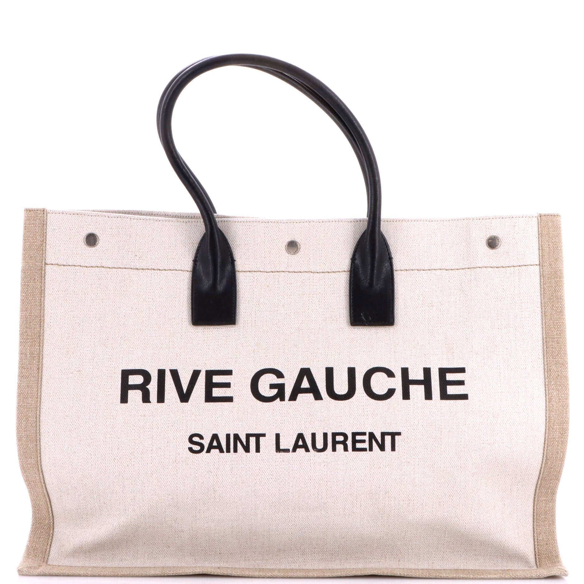 Rive Gauche Shopper Tote Canvas Large