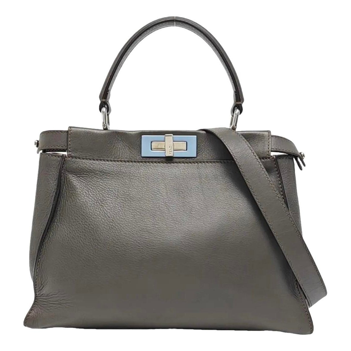 Peekaboo leather handbag