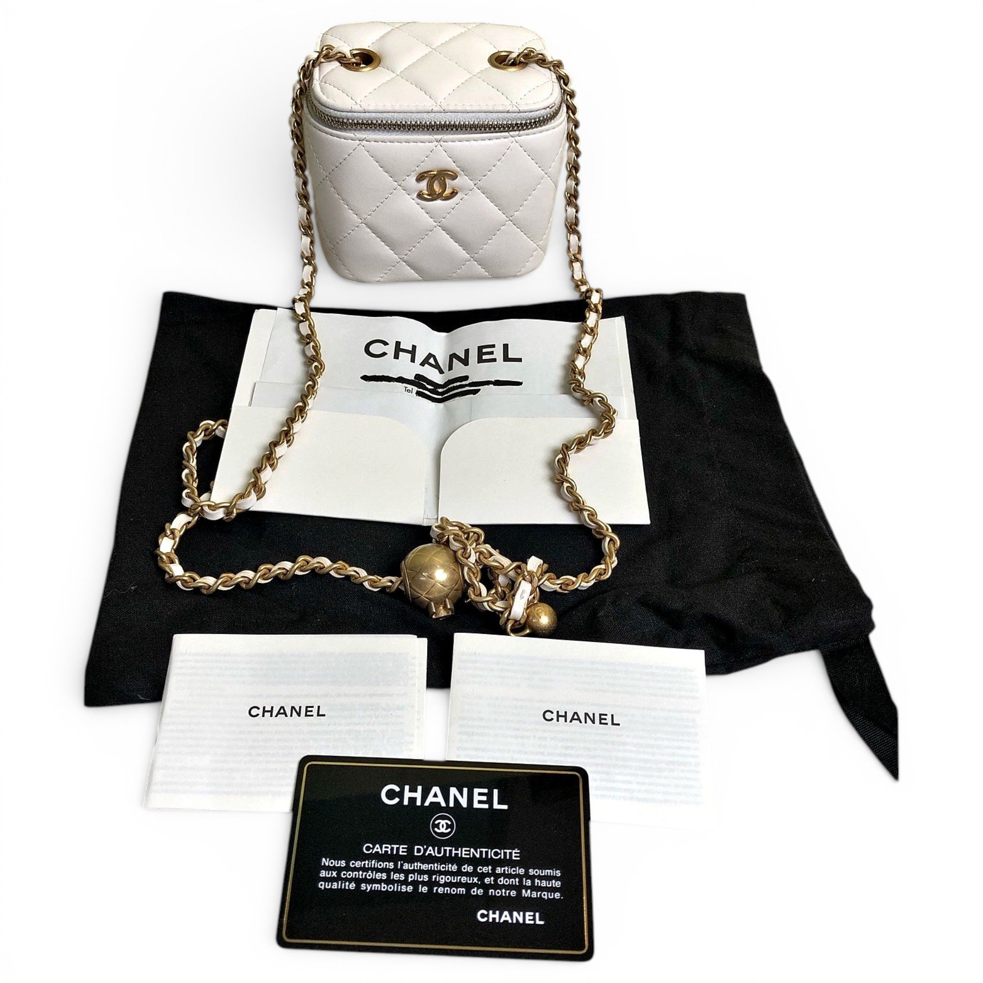 Vanity leather mini bag