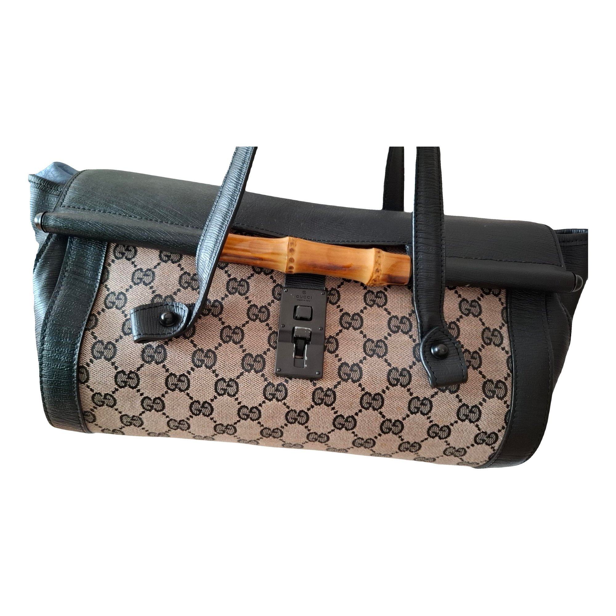 Bamboo Bullet leather handbag
