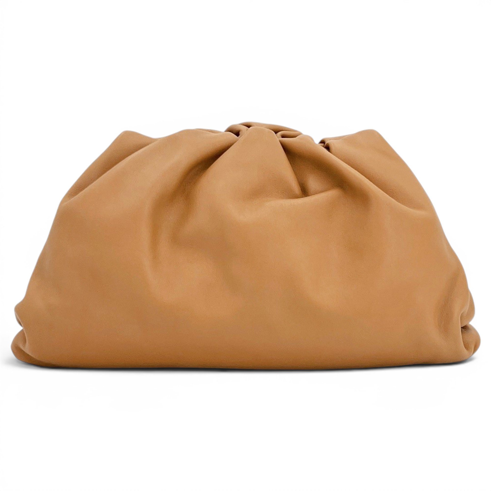 Pouch leather handbag