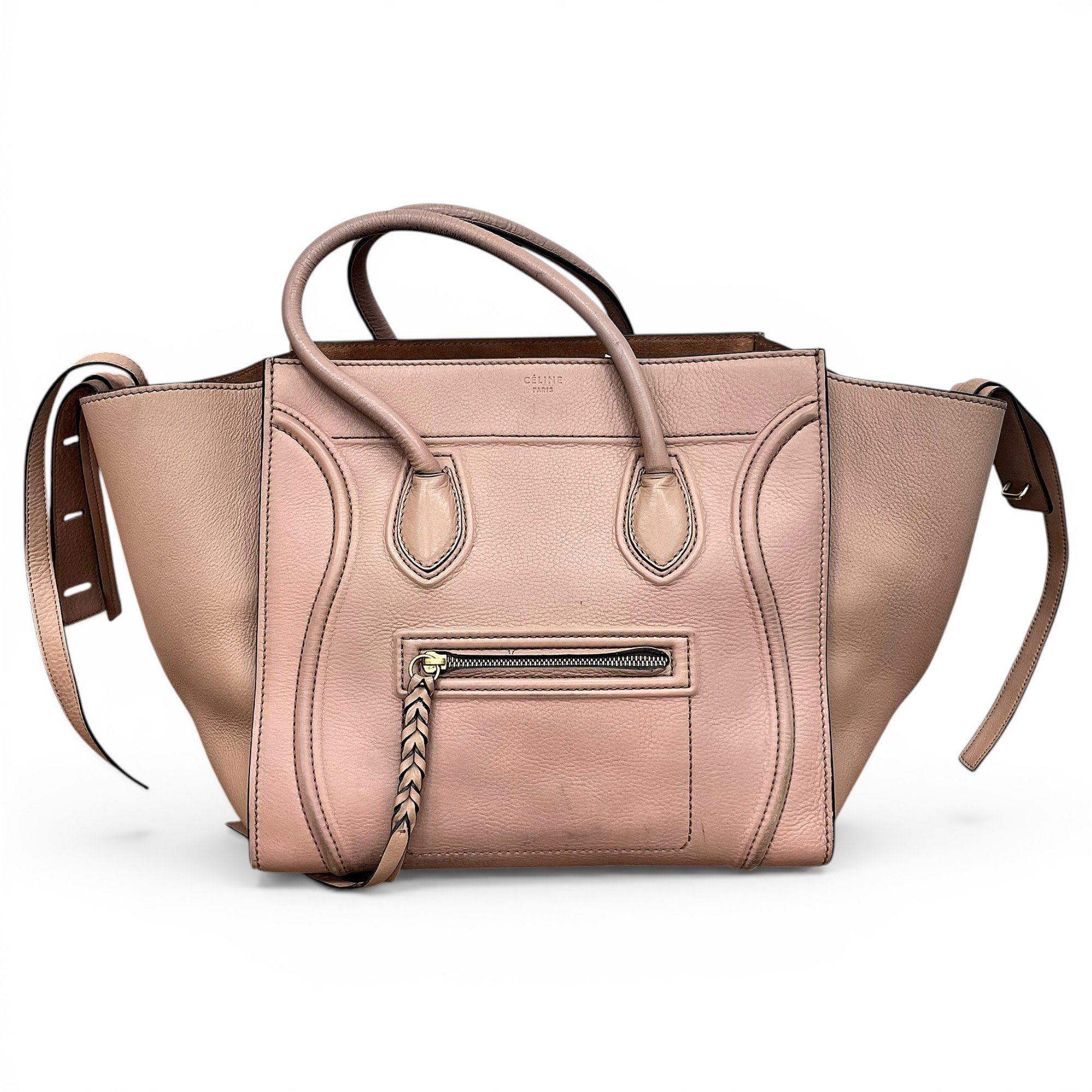 Luggage leather handbag