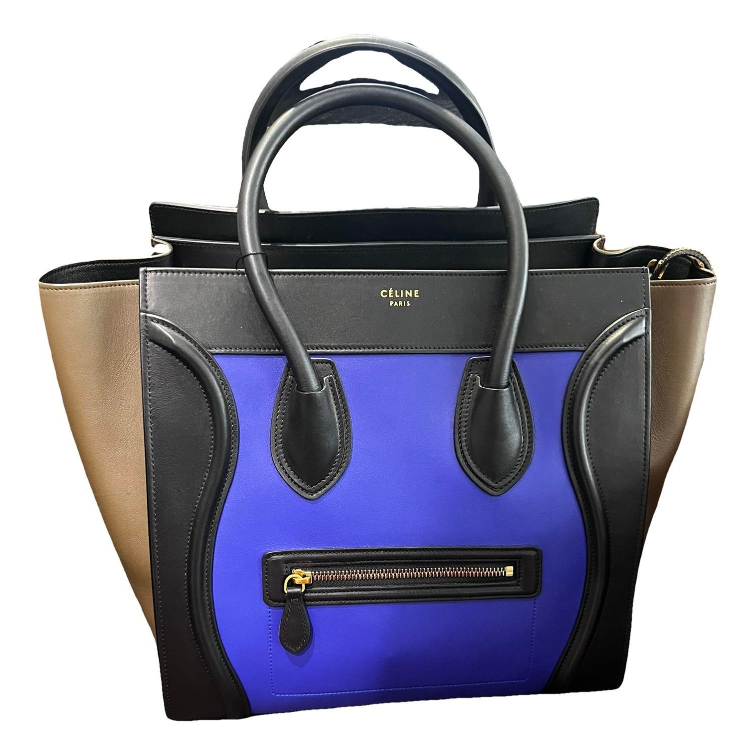 Luggage leather handbag