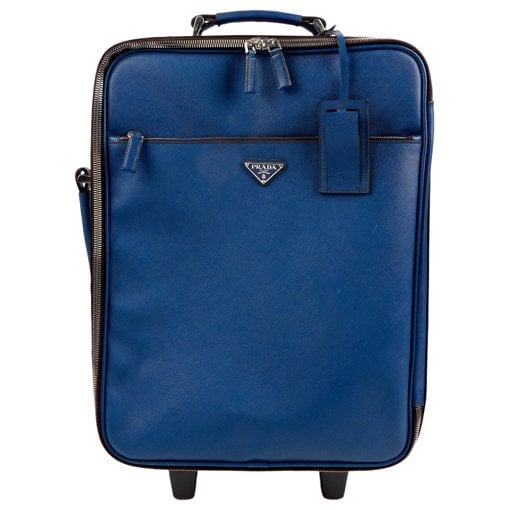 Leather travel bag