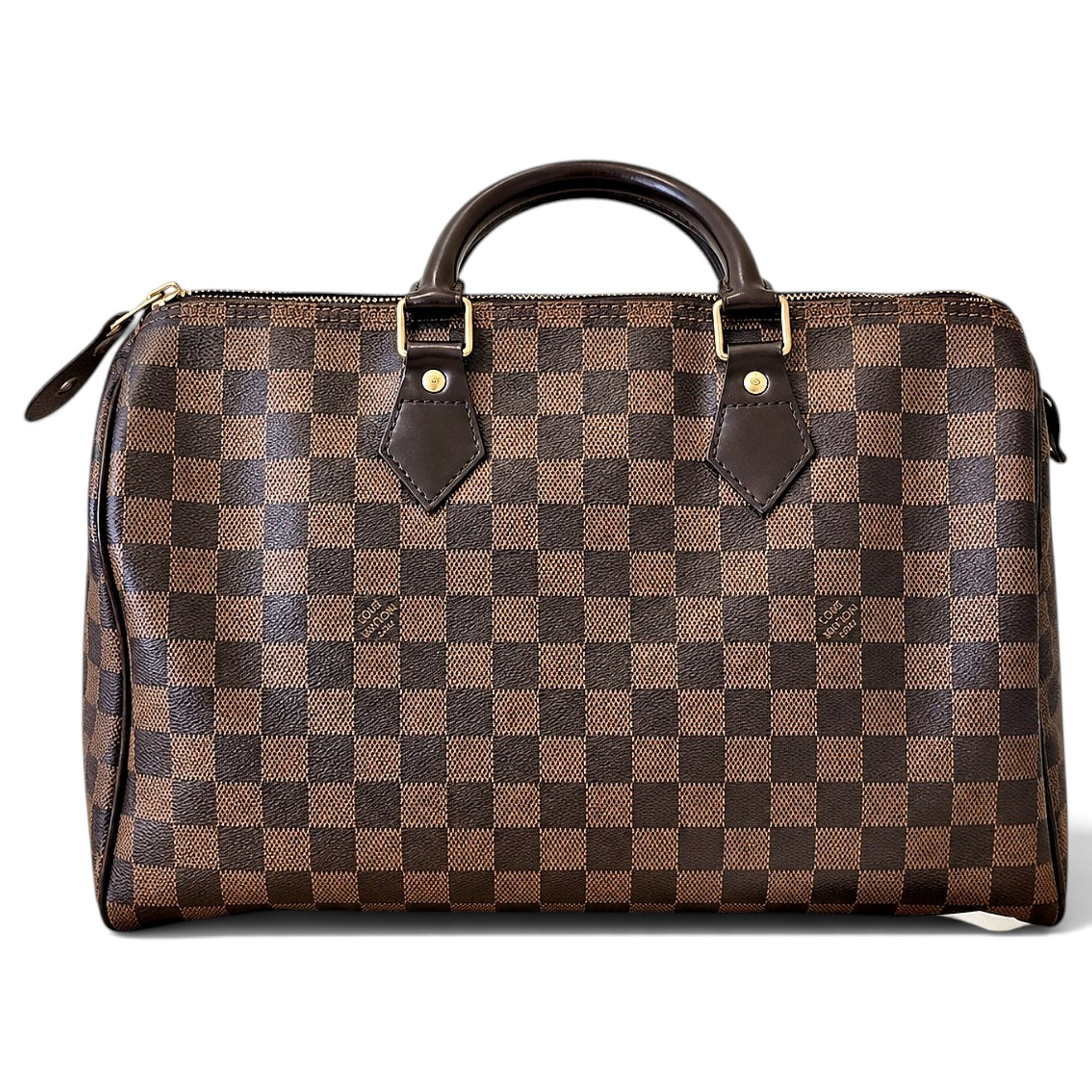 Speedy leather handbag