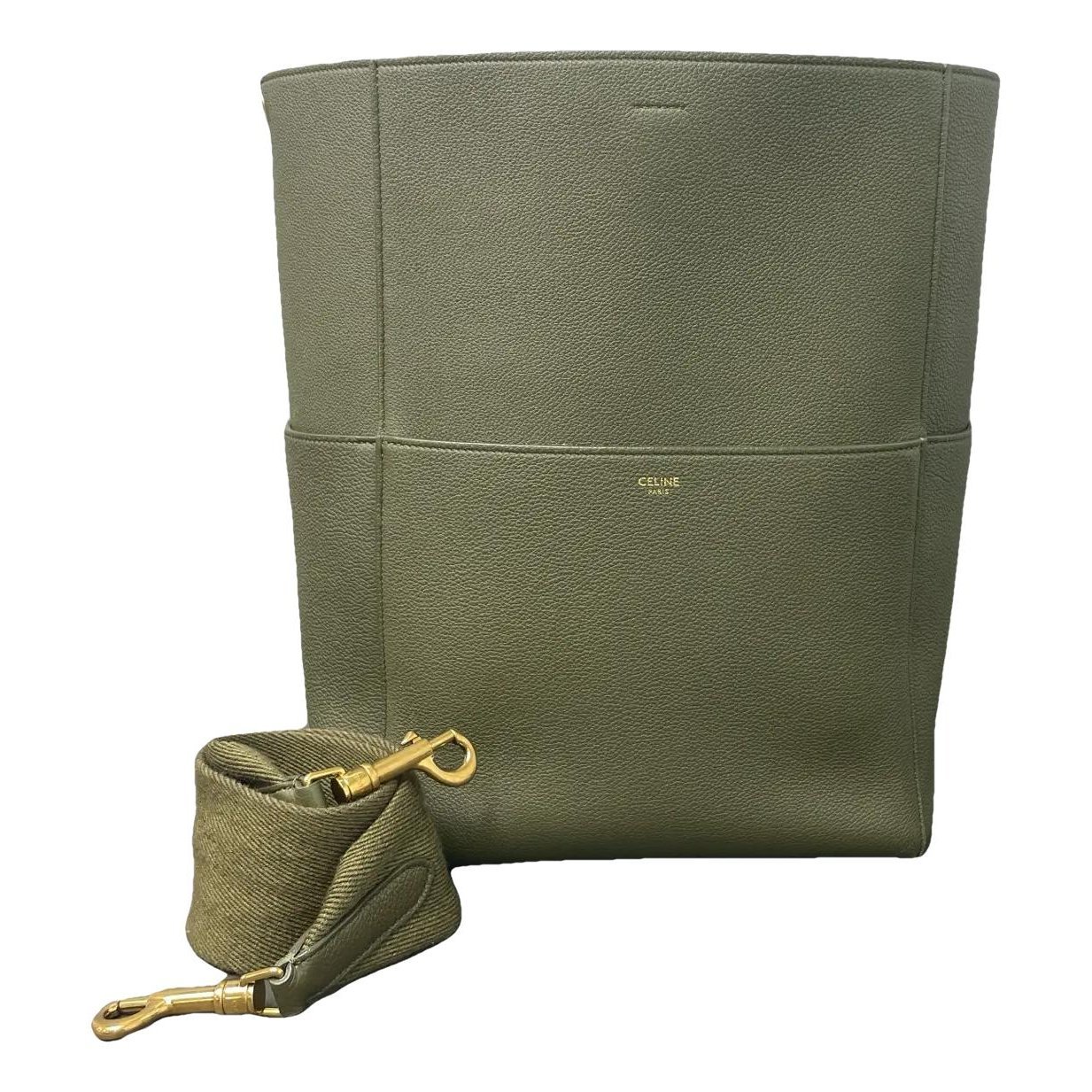 Seau Sangle leather tote