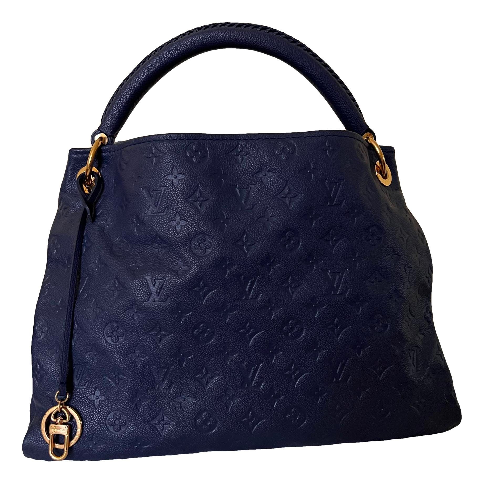 Artsy leather tote