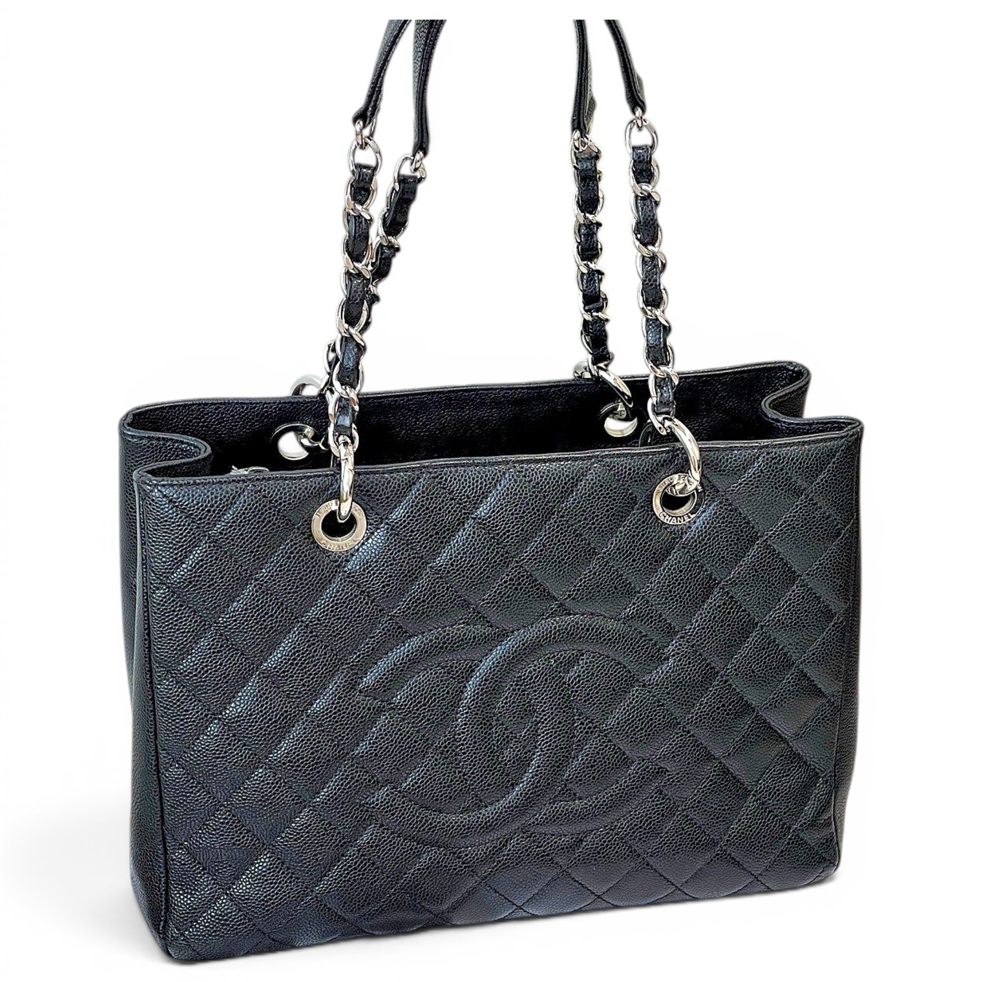 Grand shopping leather tote
