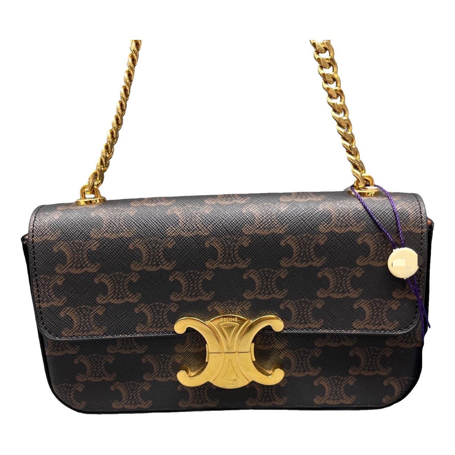 Triomphe Long leather handbag
