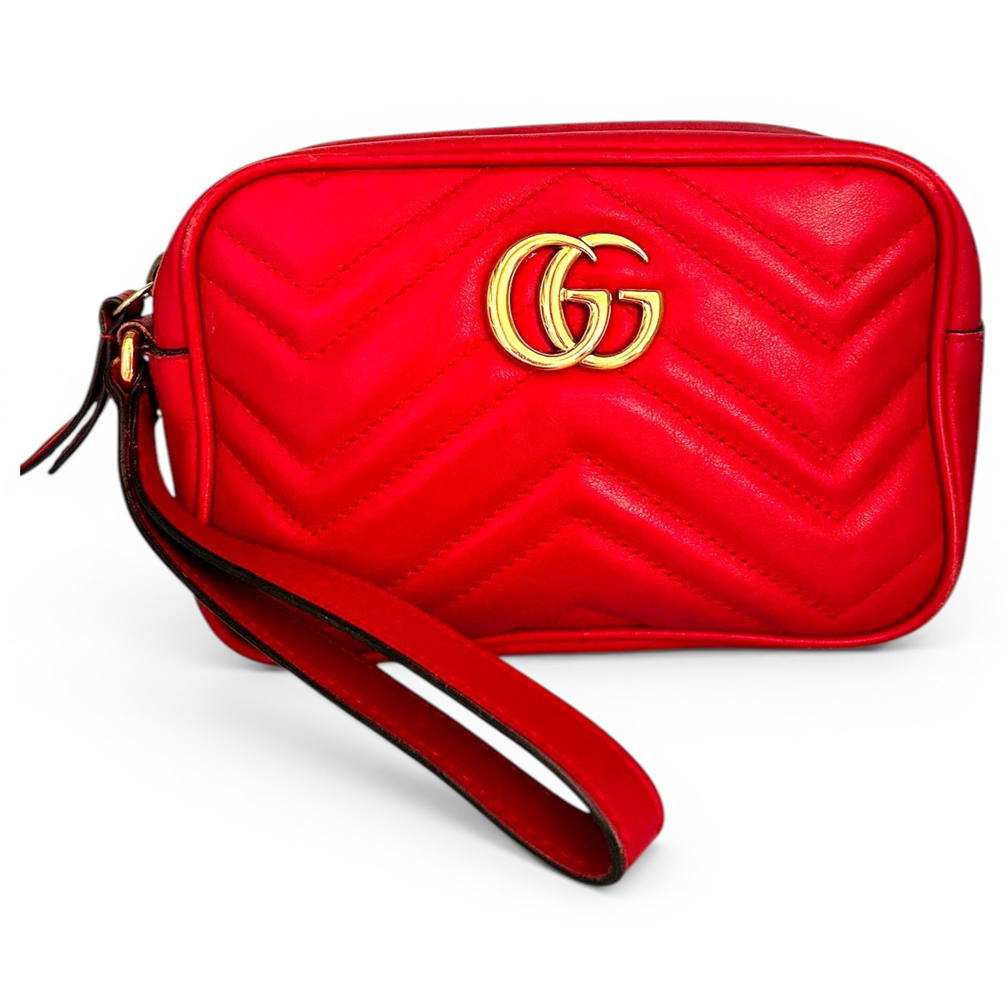Marmont leather clutch bag
