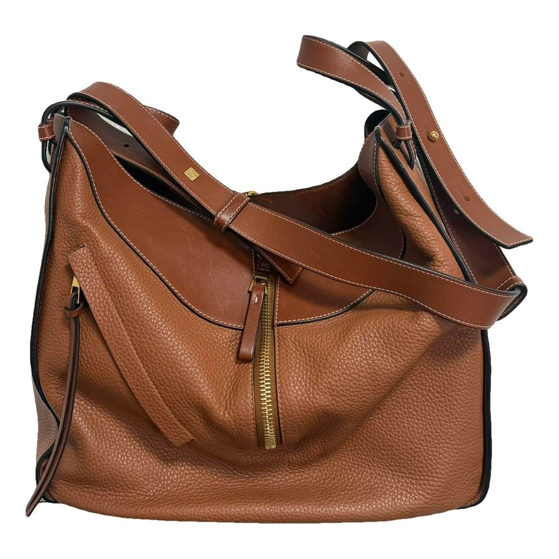 Hammock leather handbag