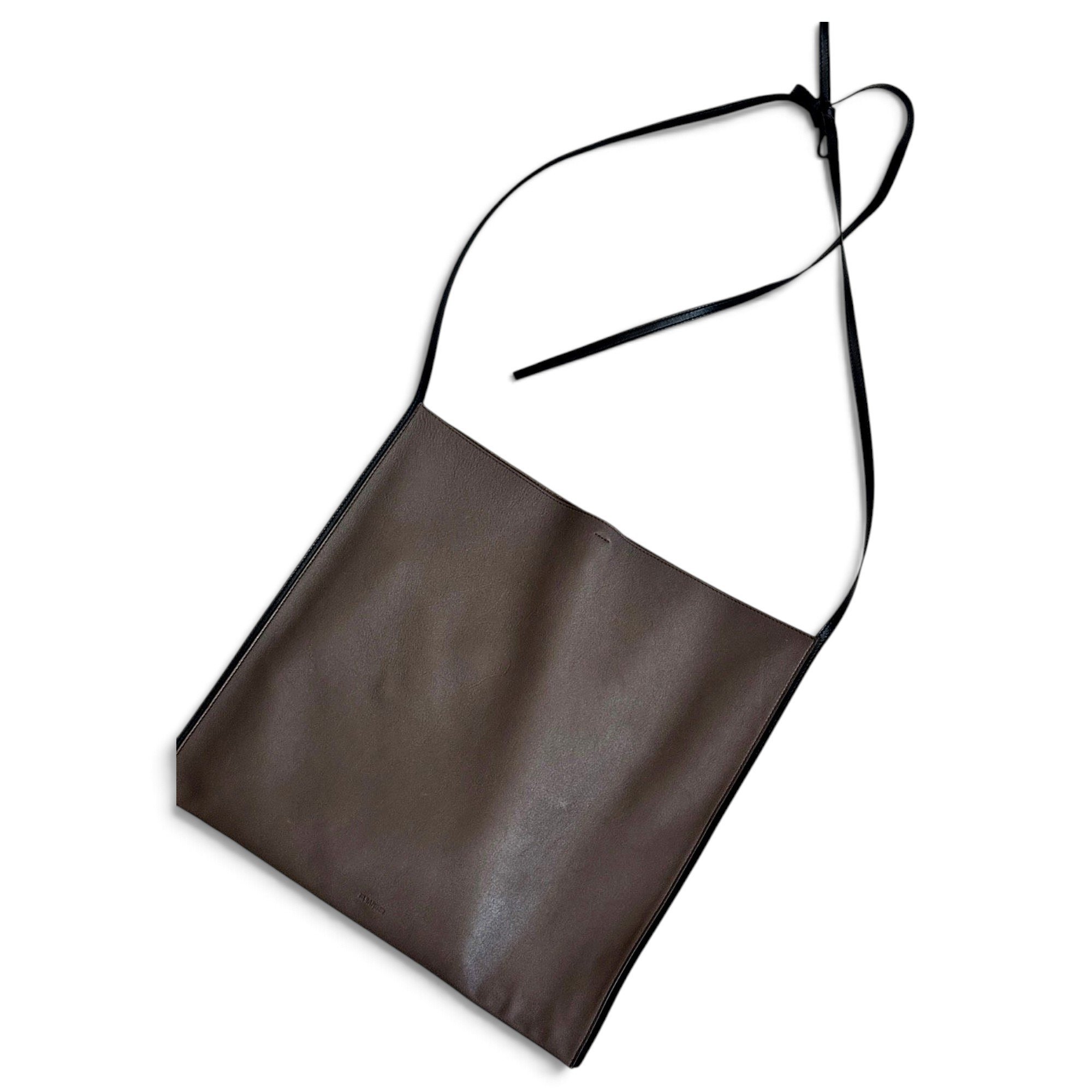 Jil Sander Tangle leather crossbody bag