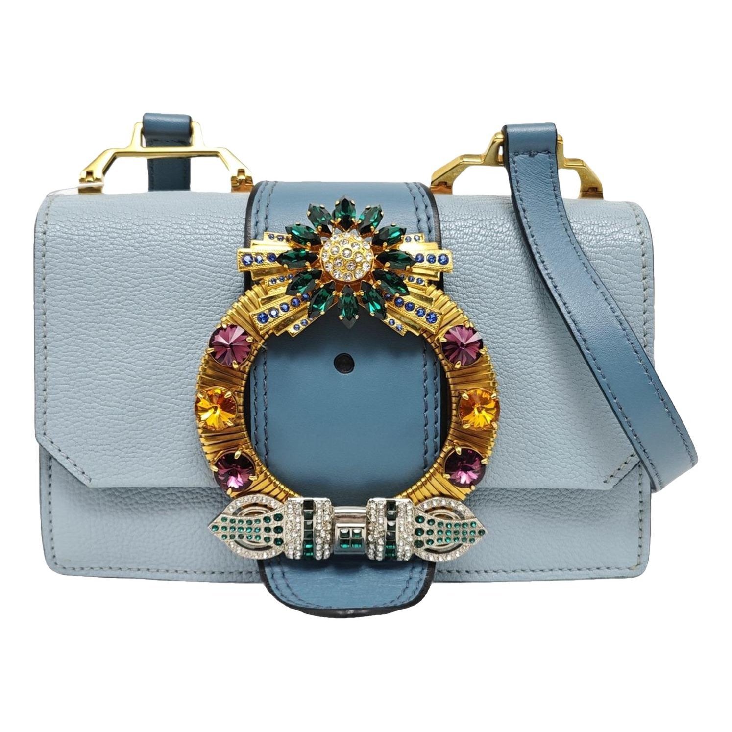 Miu Lady leather handbag