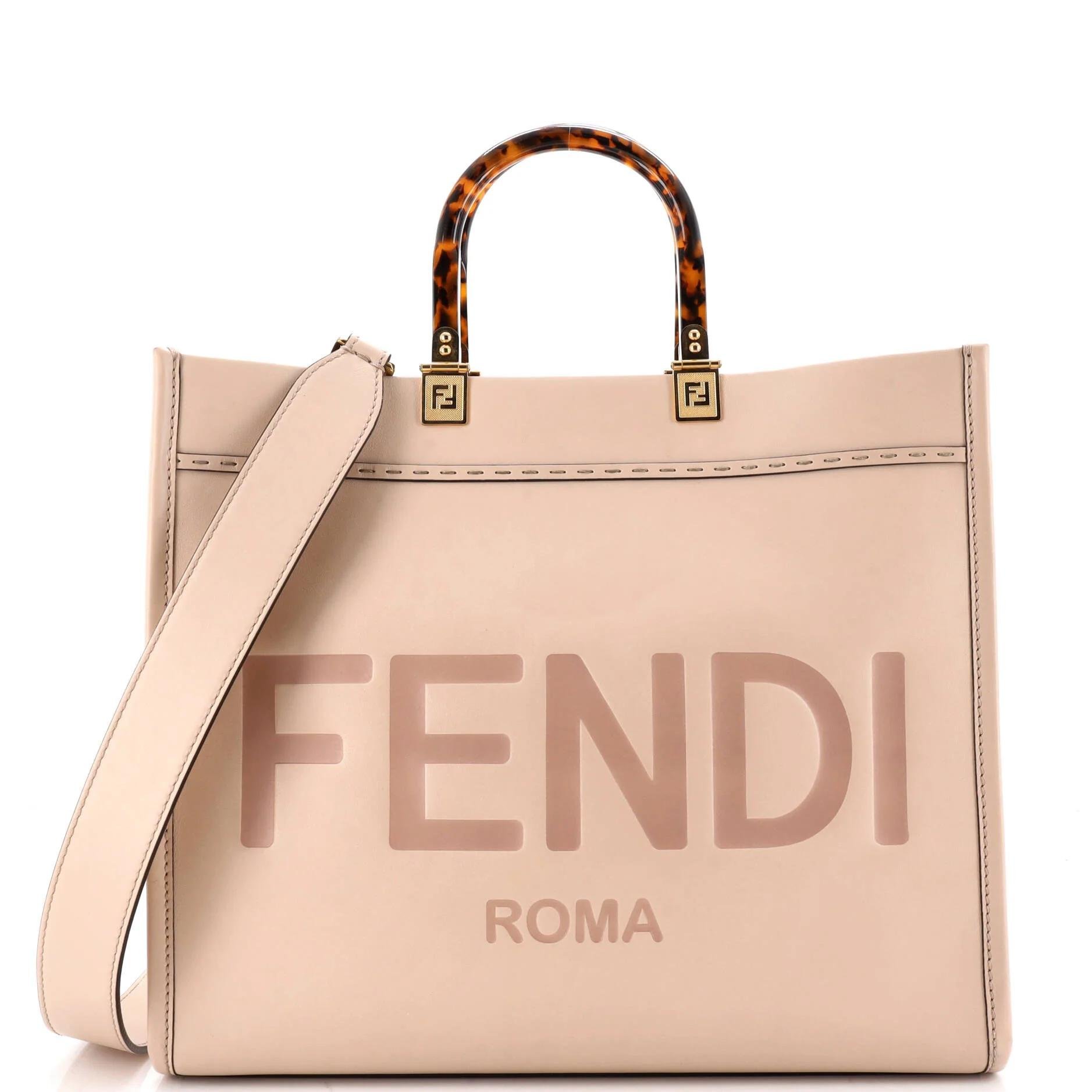 Leather tote