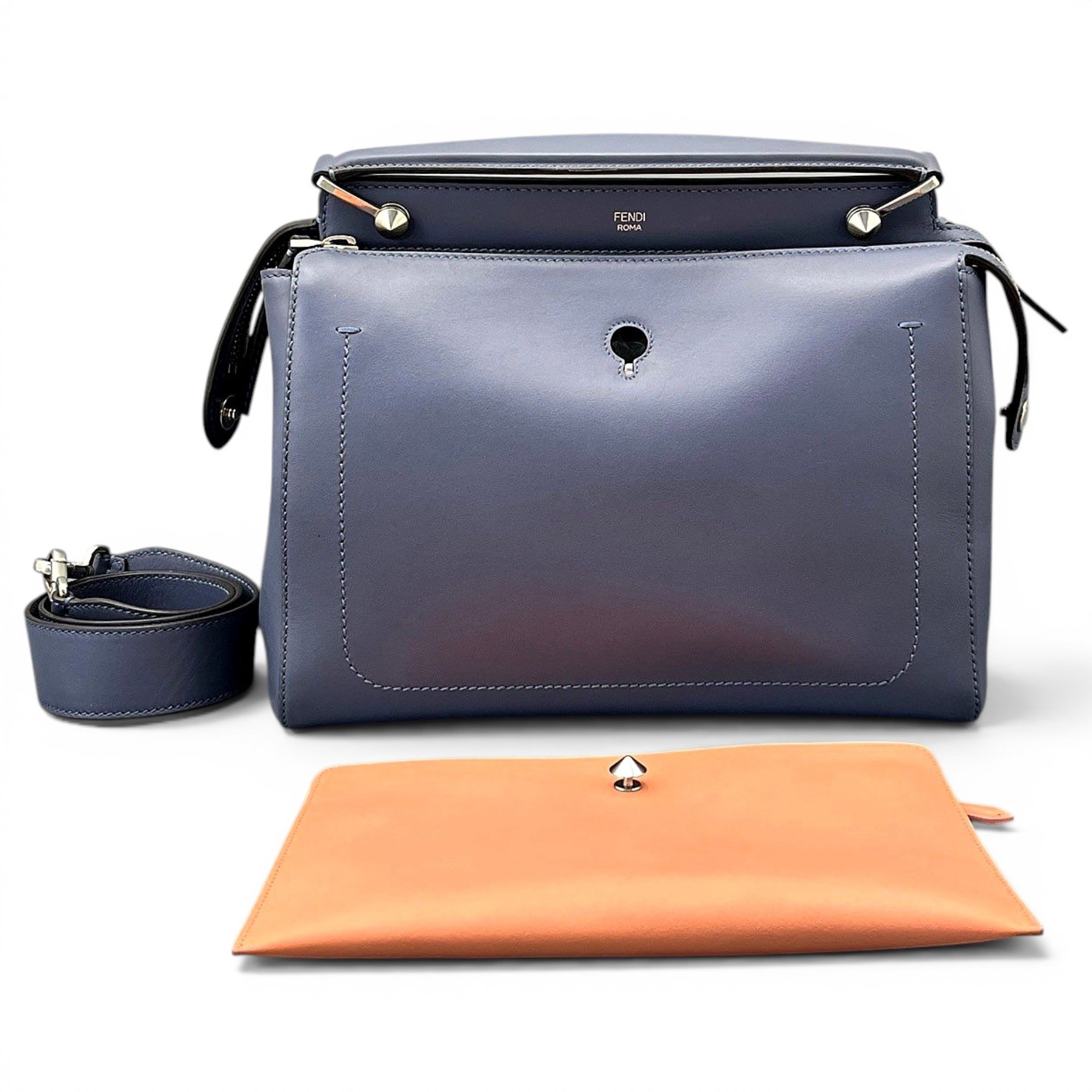 Dot Com leather handbag