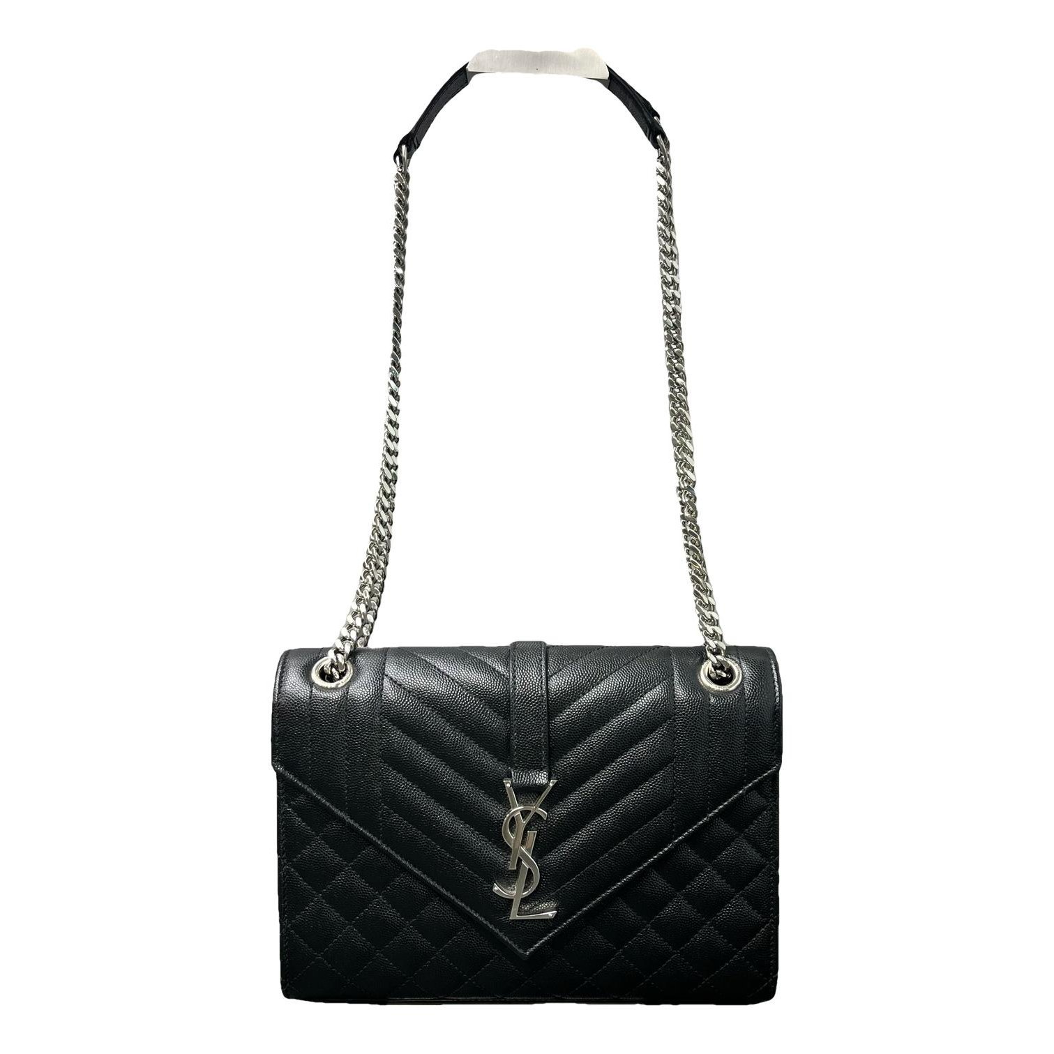 Envelope leather handbag
