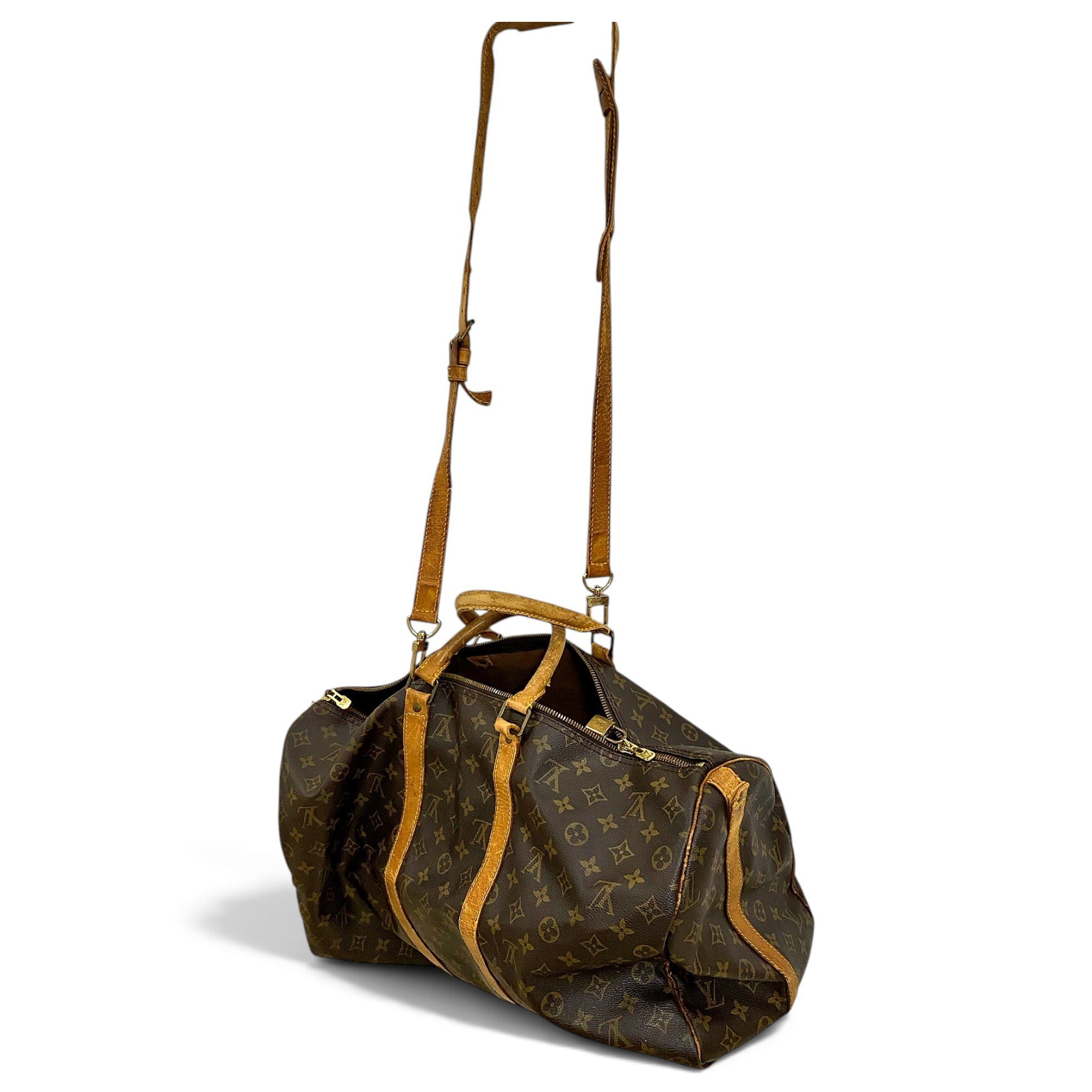 Louis Vuitton Keepall leather 48h bag