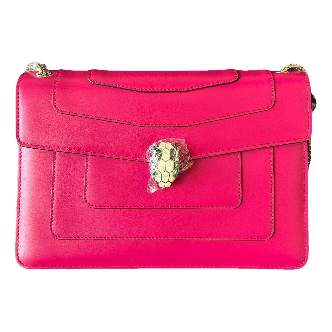 Serpenti leather handbag