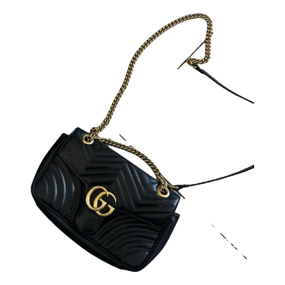 GG Marmont Flap leather crossbody bag