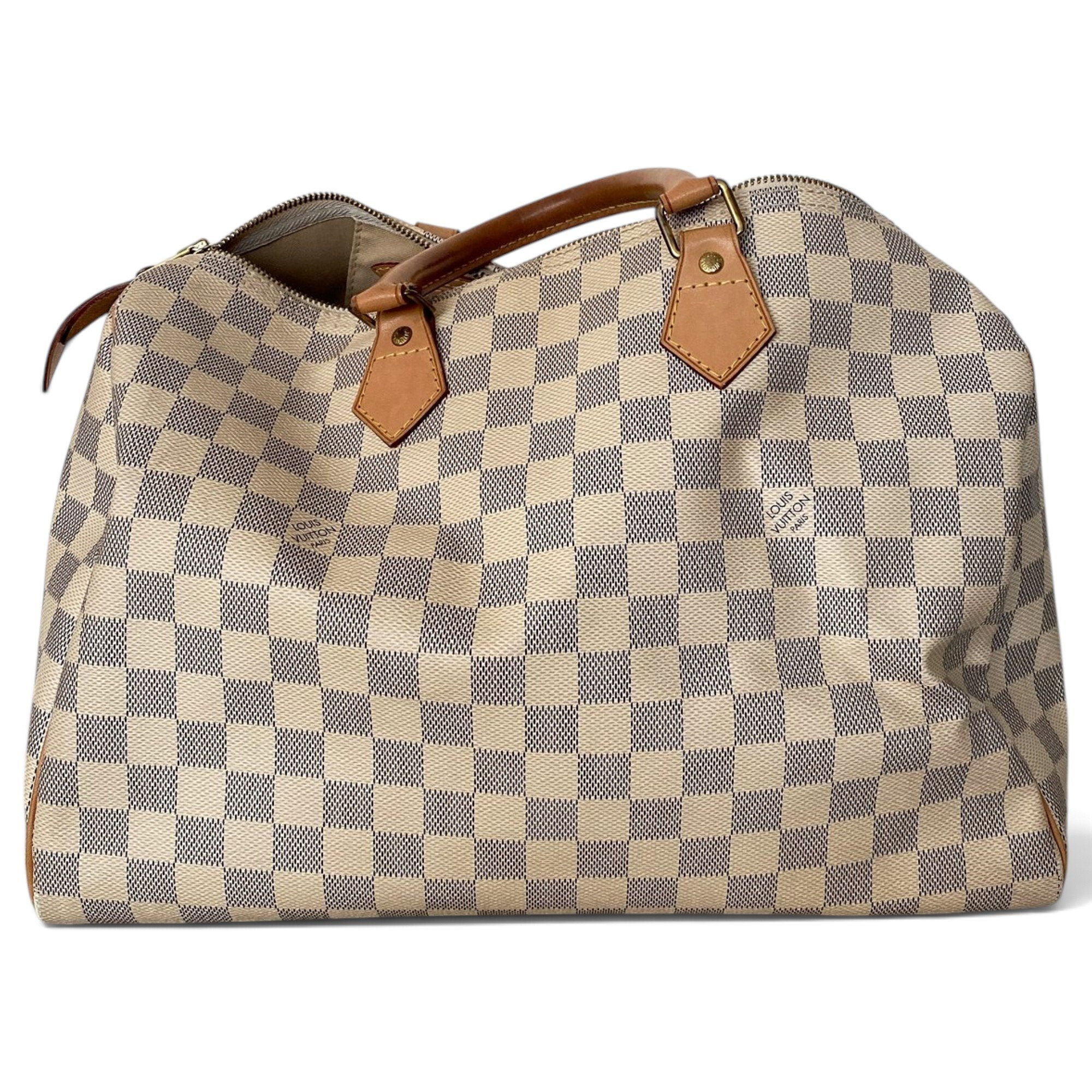 Speedy leather handbag