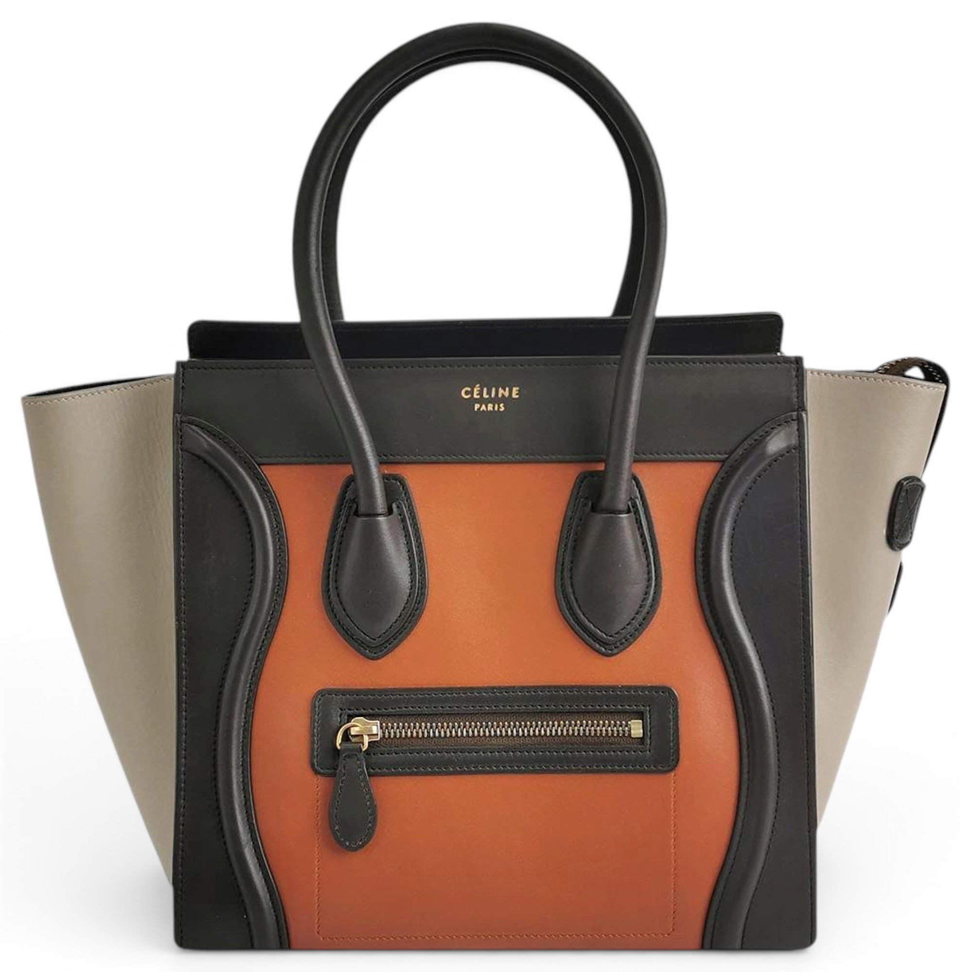 Luggage leather handbag