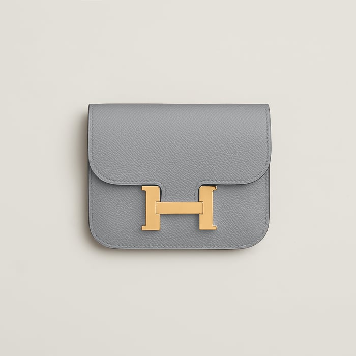 Gris Pantin Constance Slim Wallet