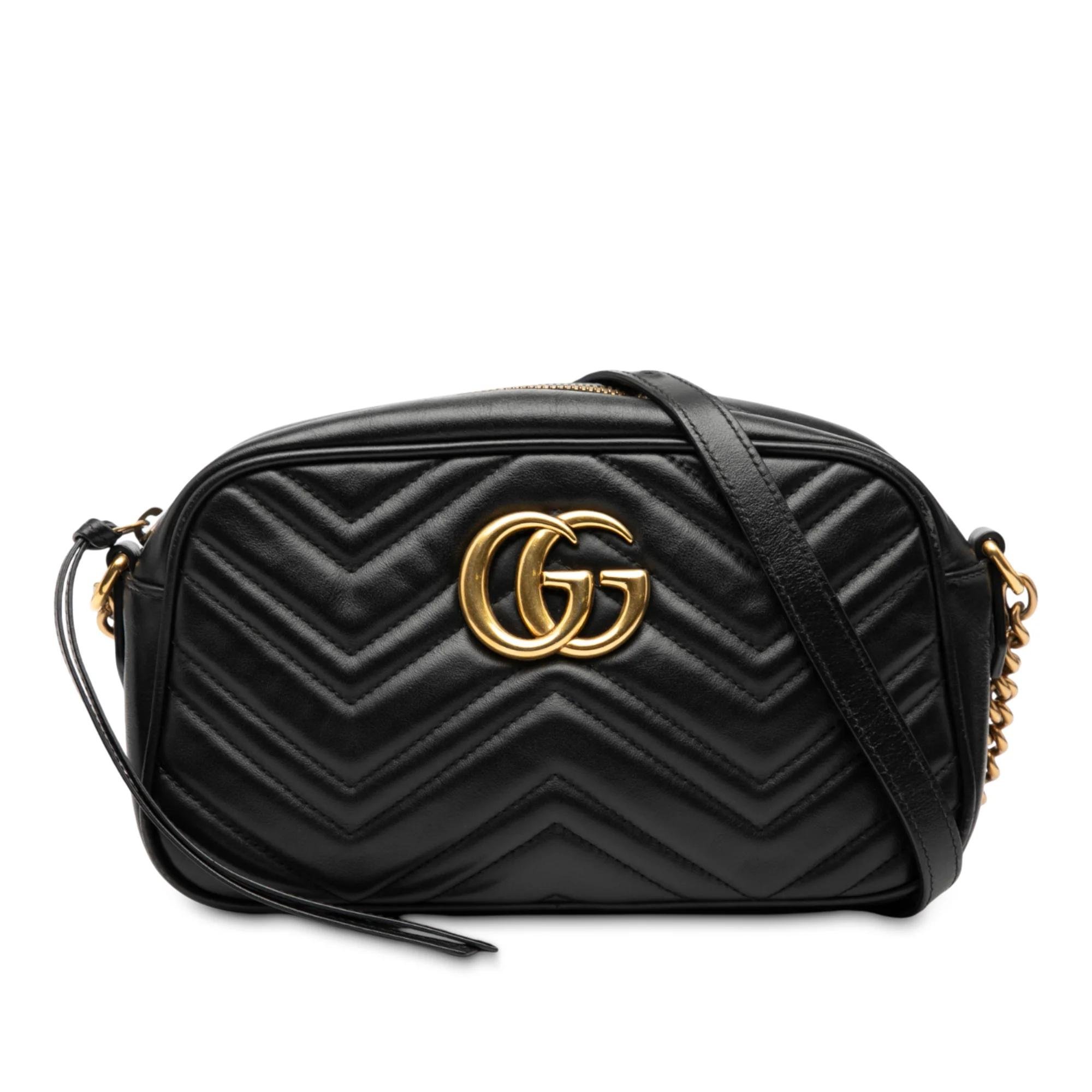 GG Marmont pony-style calfskin handbag