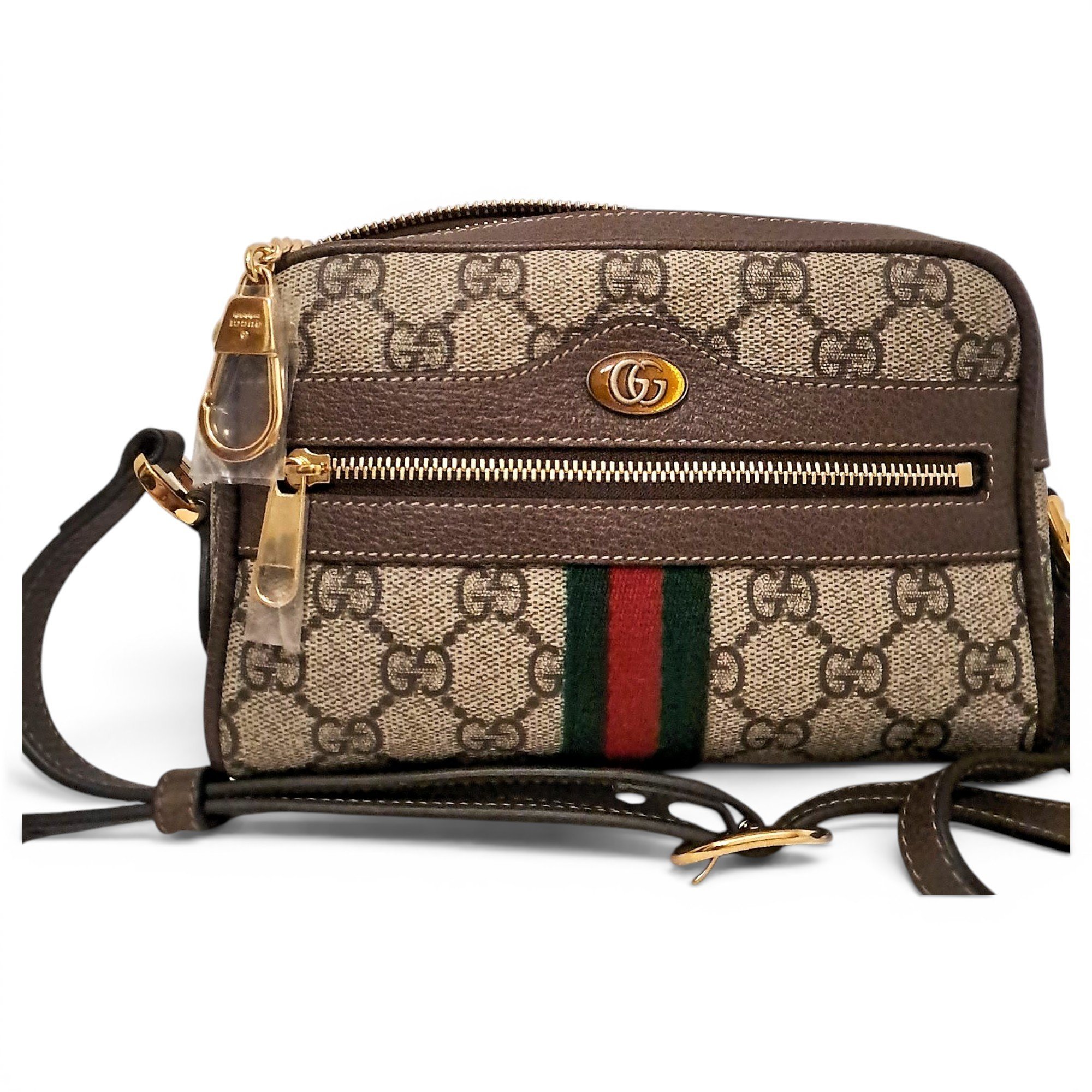Ophidia leather crossbody bag