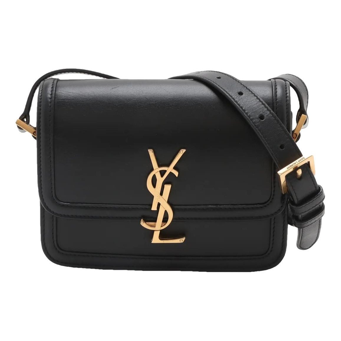 Solférino leather handbag