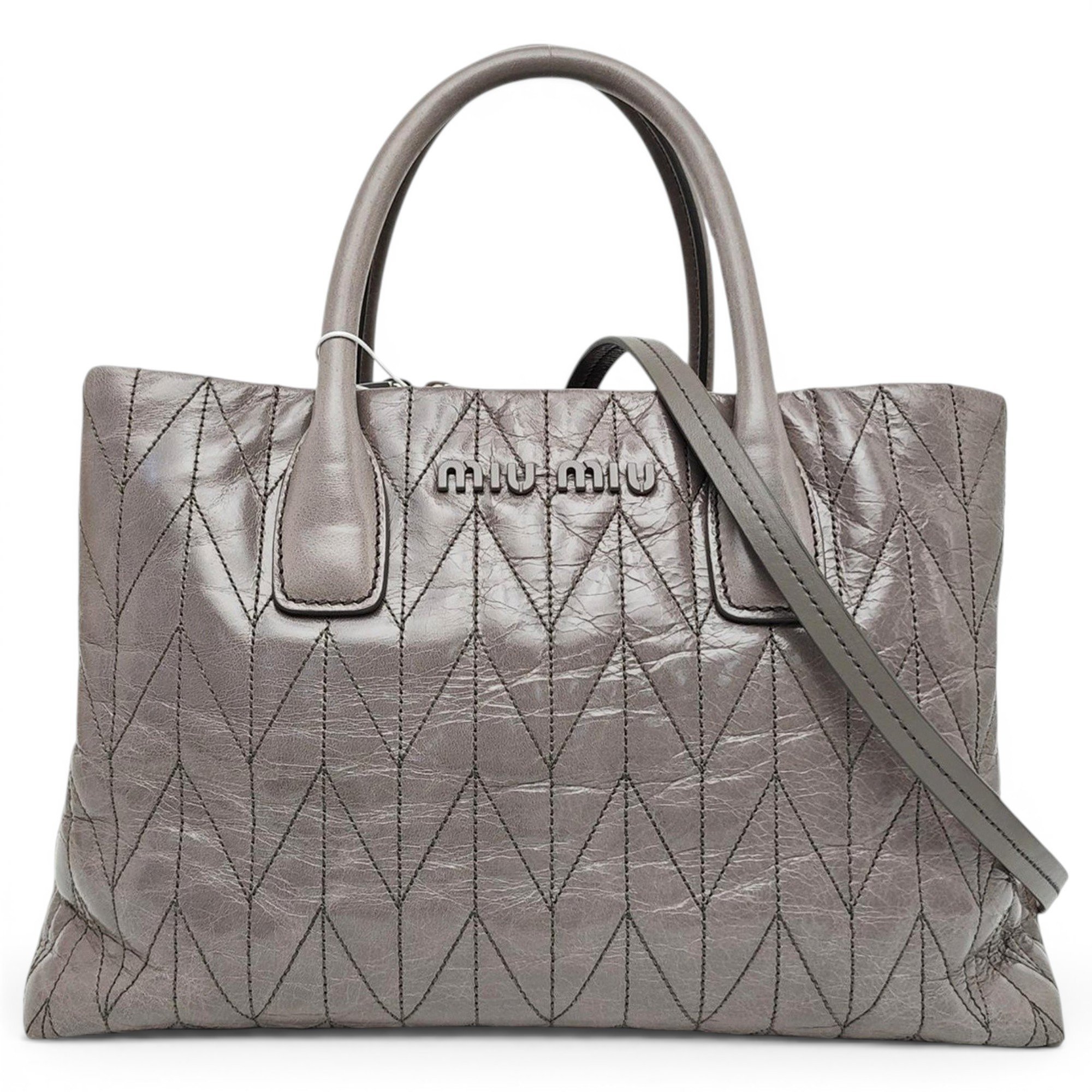 Leather handbag