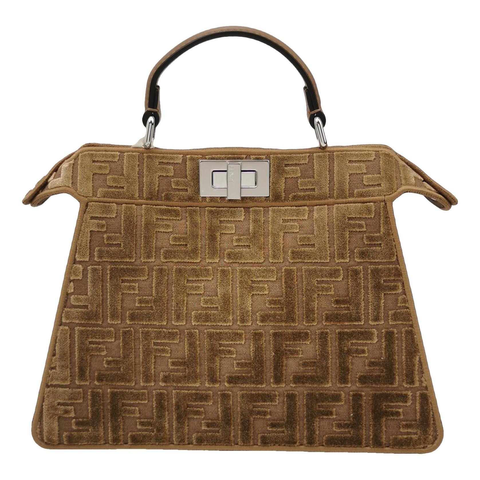 Peekaboo leather handbag