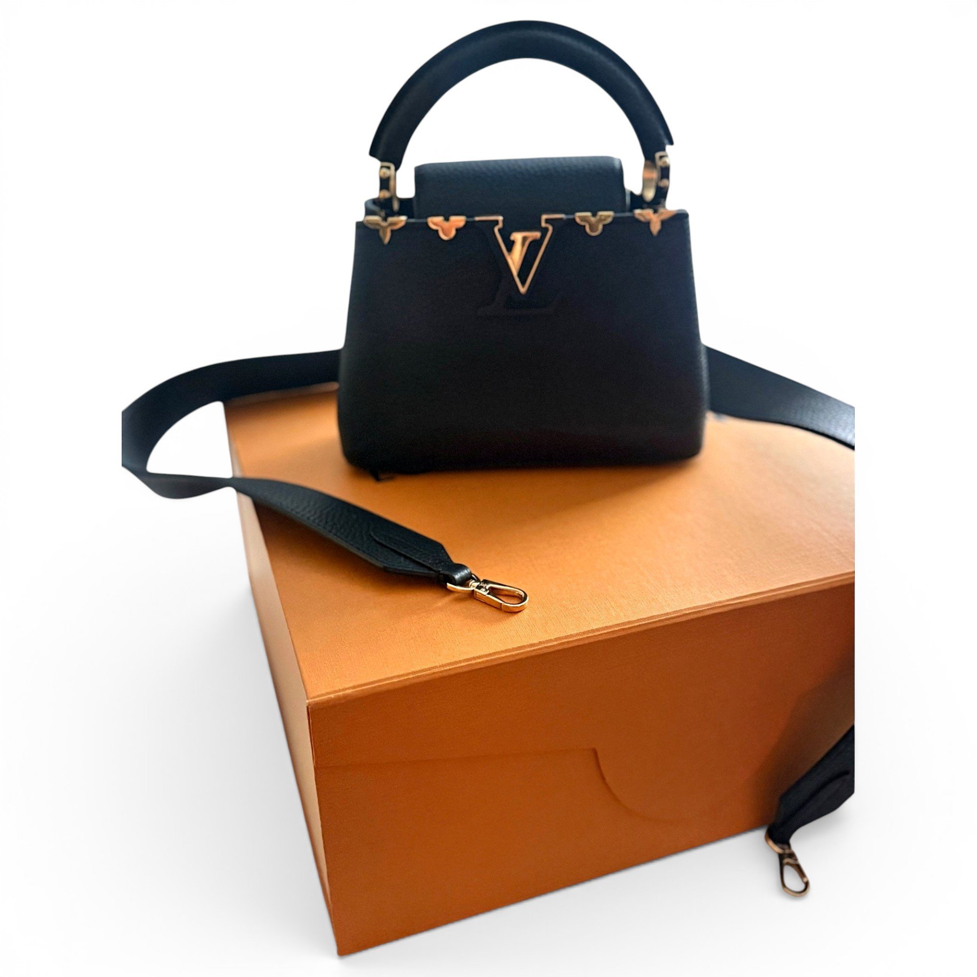 Capucines leather handbag