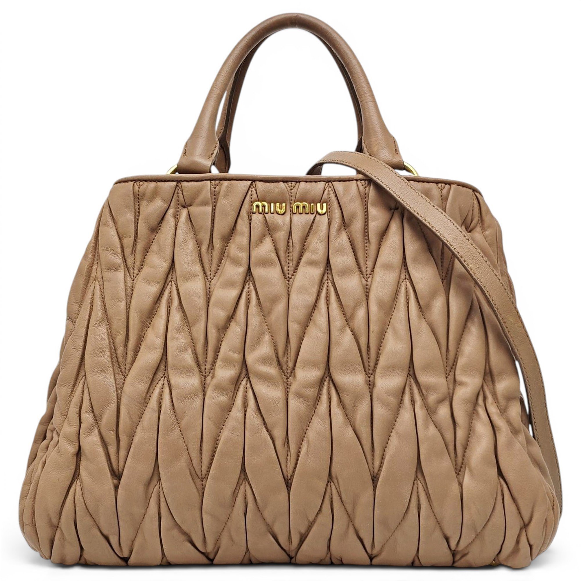 Beau leather handbag