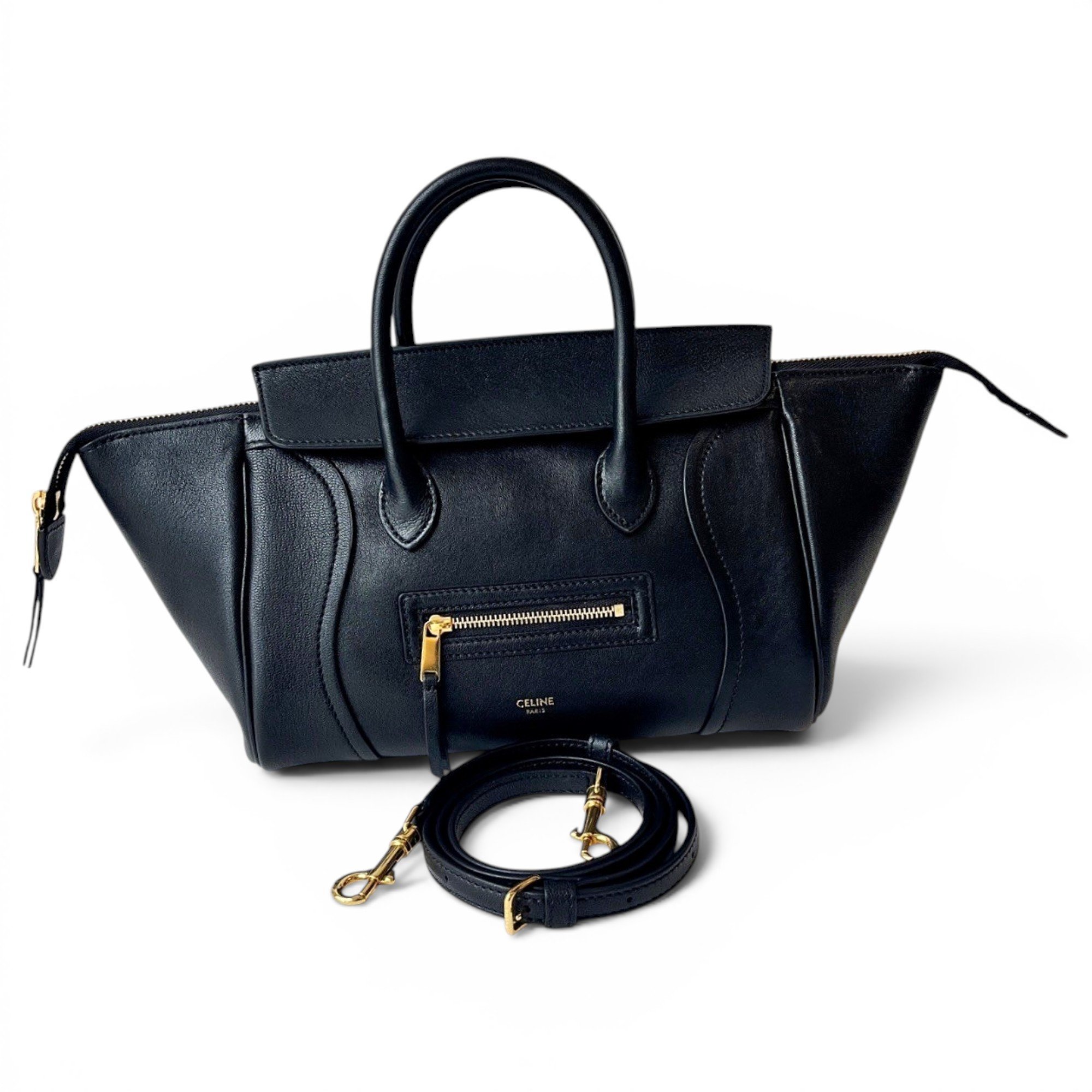 Luggage leather handbag